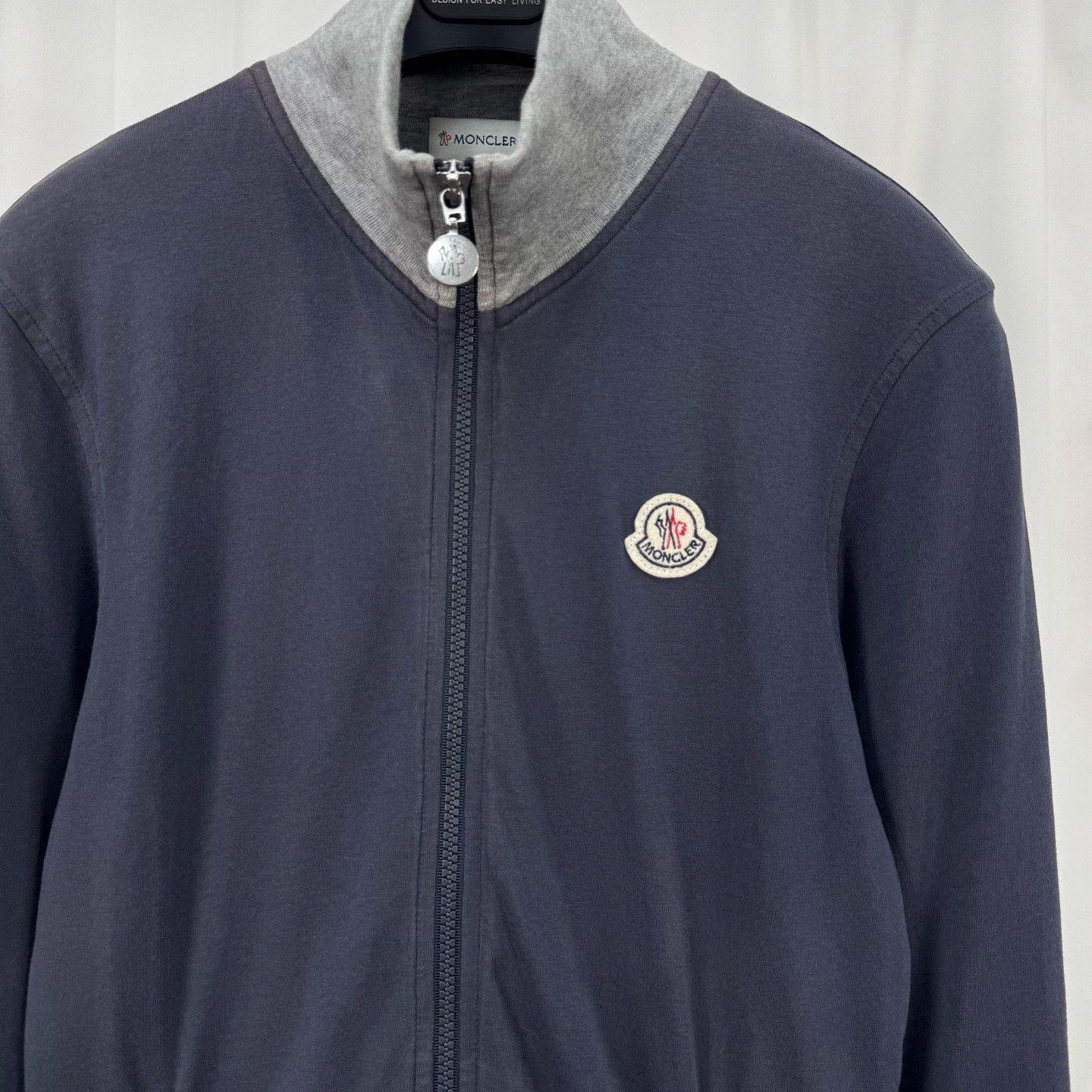 Moncler Moncler Embroidered Logo Zip-Up Jacket S Size US S / EU 44-46 / 1 - 4 Thumbnail