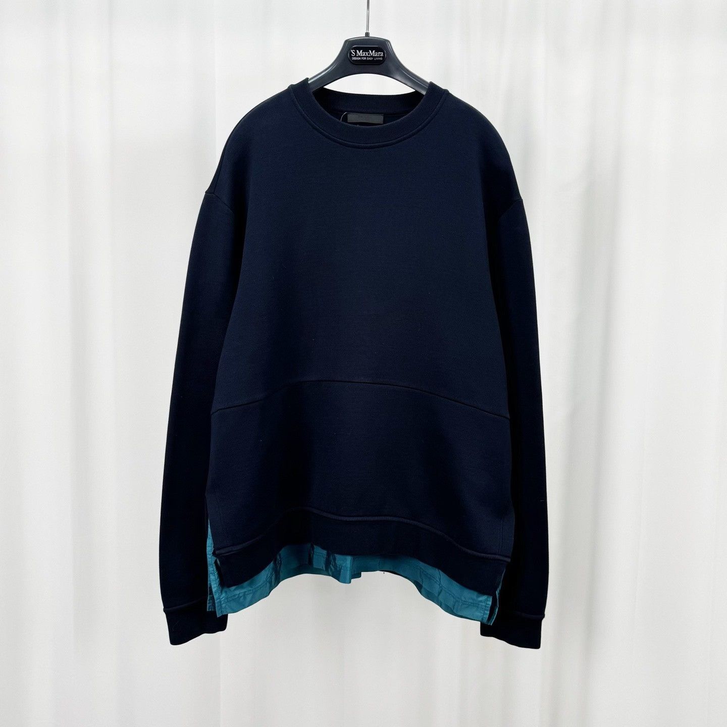 Prada Prada Paneled Triangle Logo Sweatshirt XXL Size US XXL / EU 58 / 5 - 2 Thumbnail