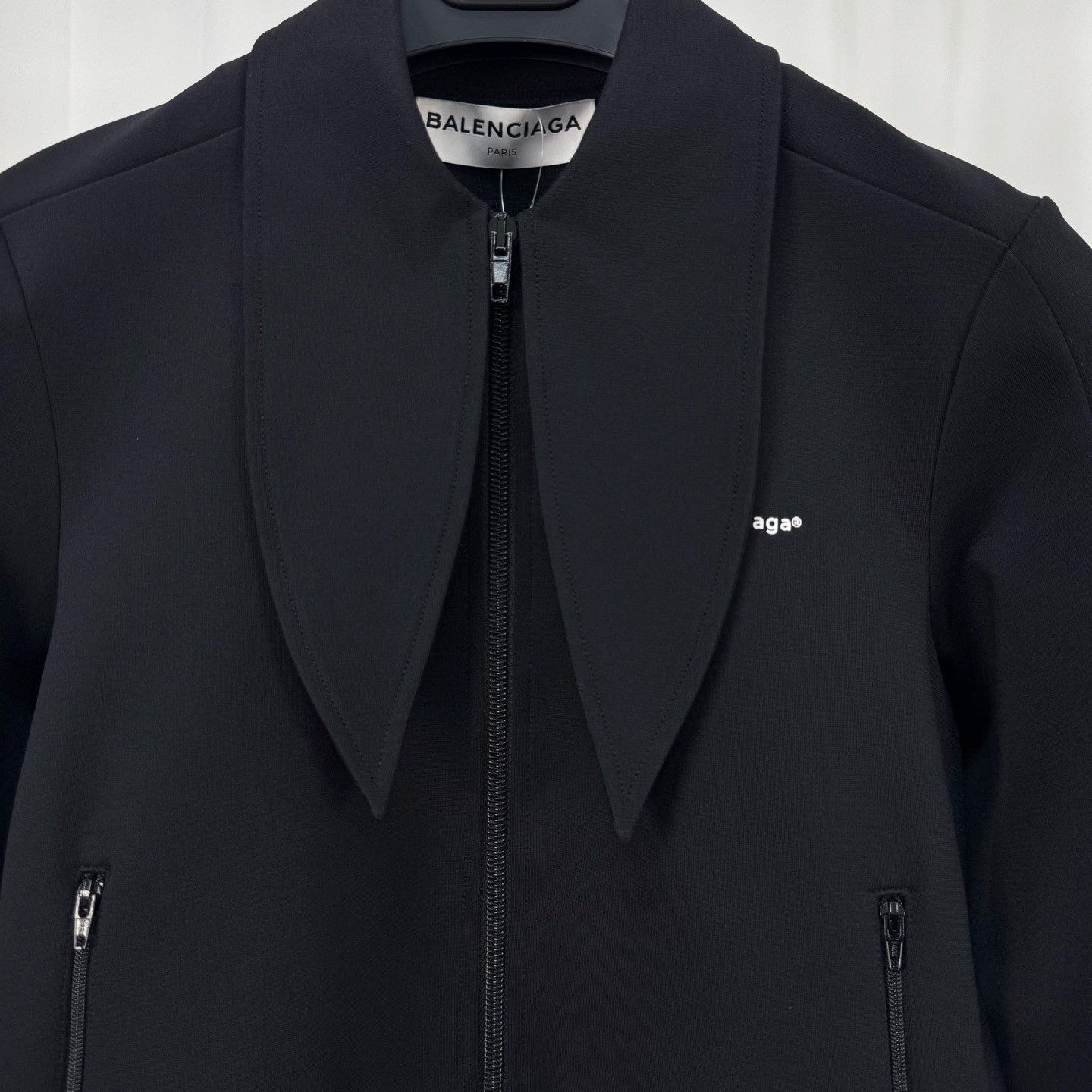 Balenciaga Balenciaga Pointed Collar Zip-up Jacket FR 36 Size XS / US 0-2 / IT 36-38 - 4 Thumbnail