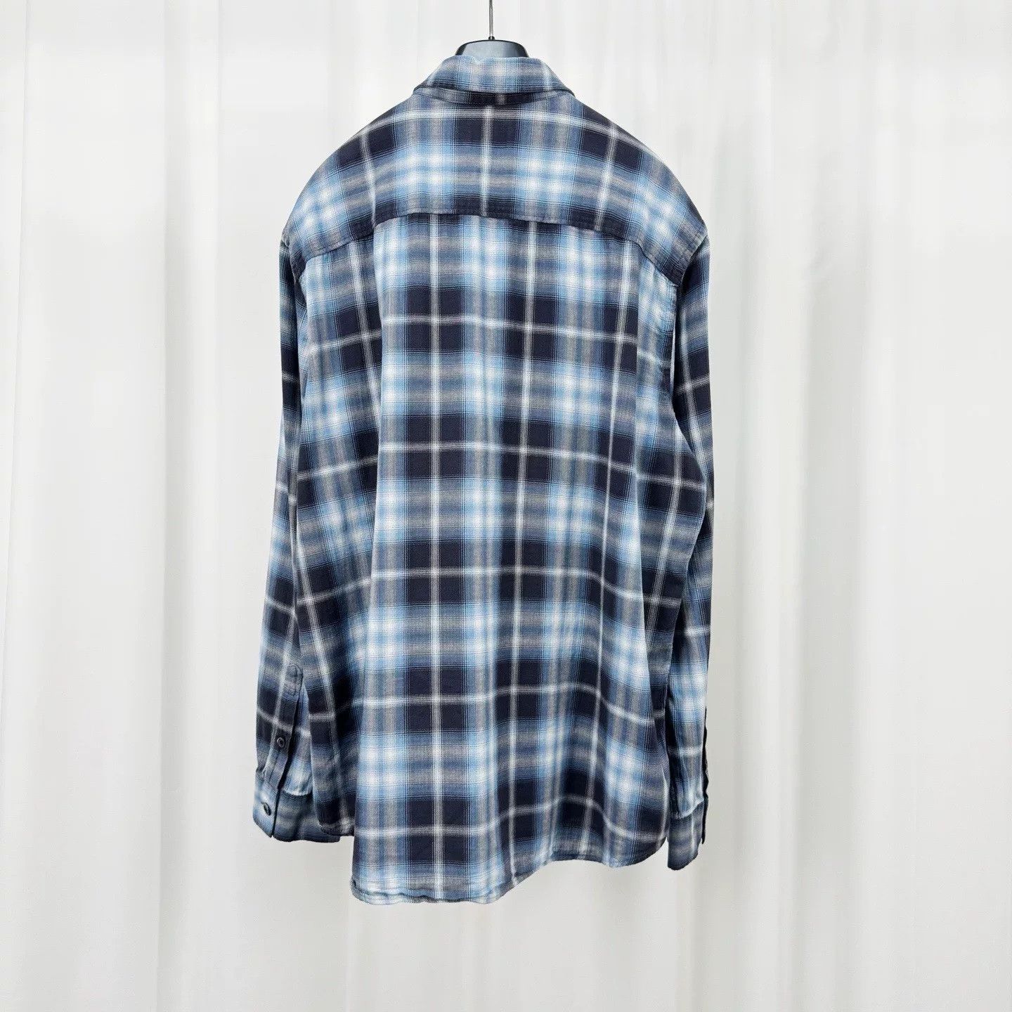 Burberry Burberry Blue Check Embroidered Shirt XL Size US XL / EU 56 / 4 - 3 Thumbnail