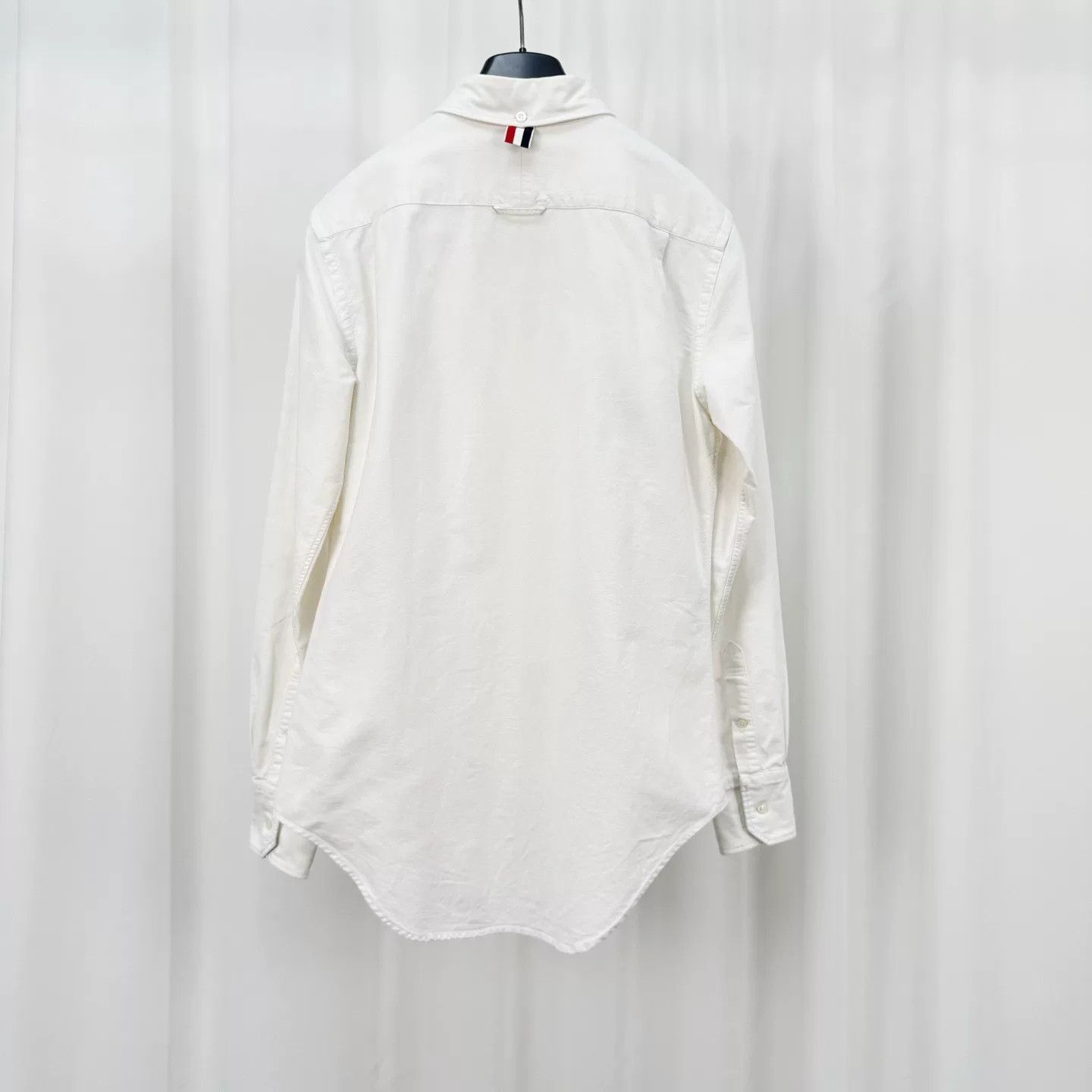 Thom Browne Thom Browne White Oxford Button Down Shirt US L Size US L / EU 52-54 / 3 - 3 Thumbnail