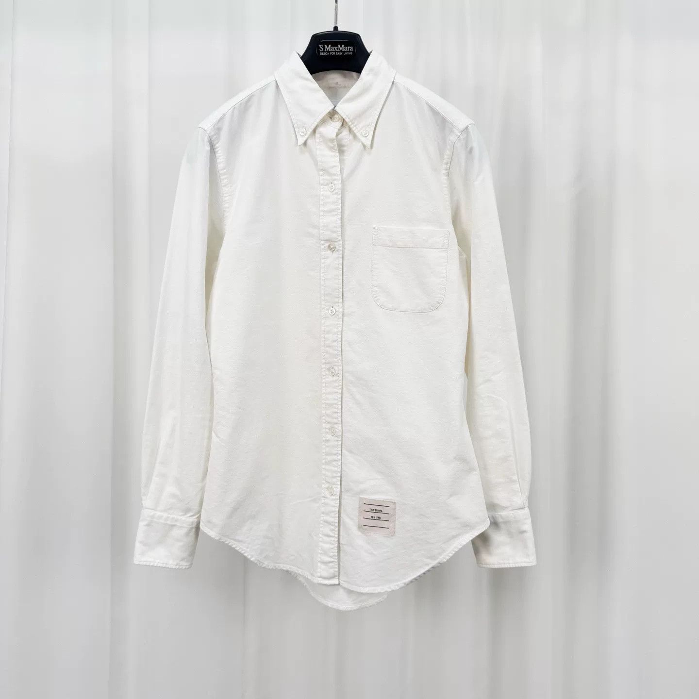 Thom Browne Thom Browne White Oxford Button Down Shirt US L Size US L / EU 52-54 / 3 - 2 Thumbnail