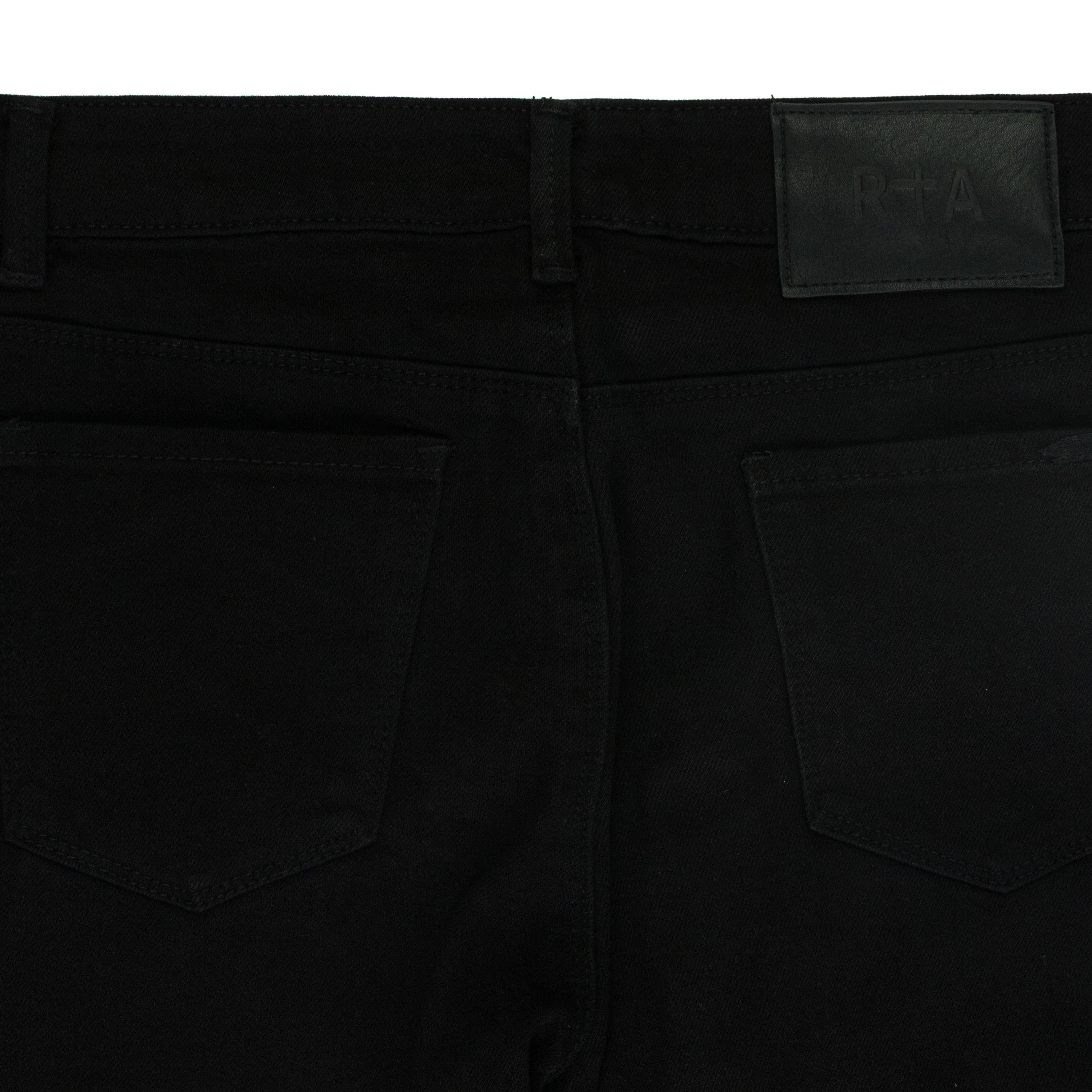 Rta Rta Black Olivier Scratched Denim SIZE 38 Size US 38 / EU 54 - 4 Thumbnail
