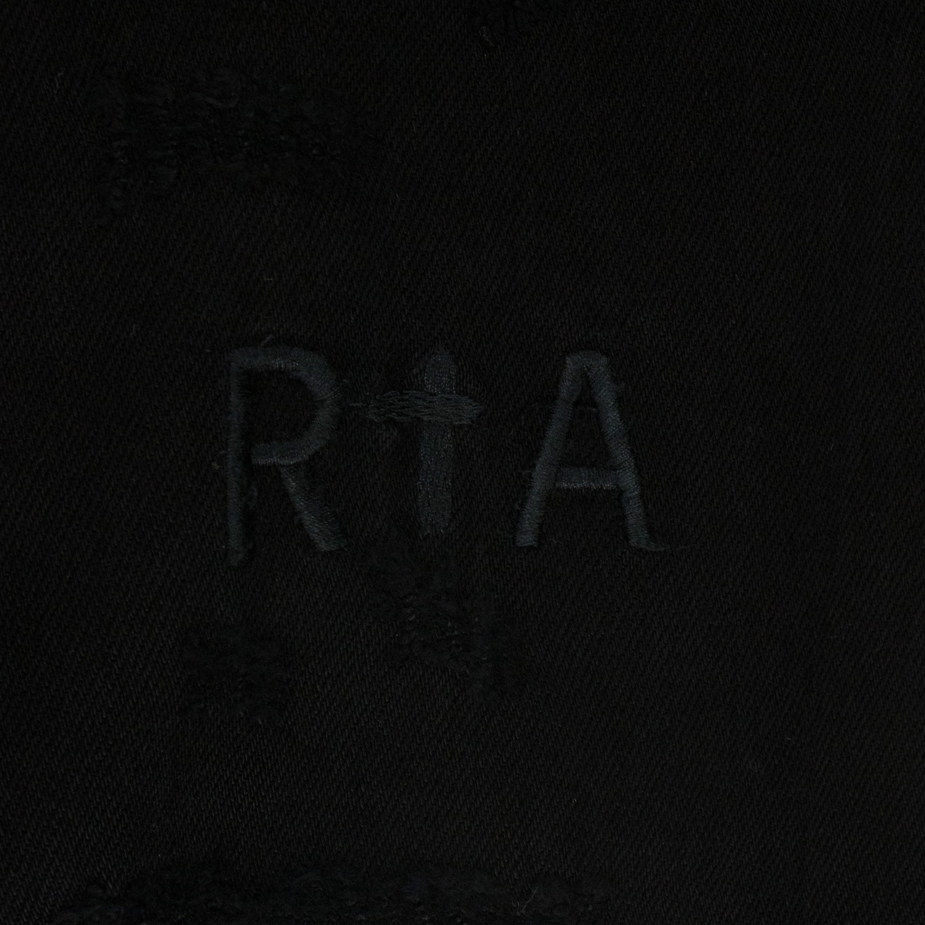 Rta Rta Black Olivier Scratched Denim SIZE 38 Size US 38 / EU 54 - 6 Thumbnail
