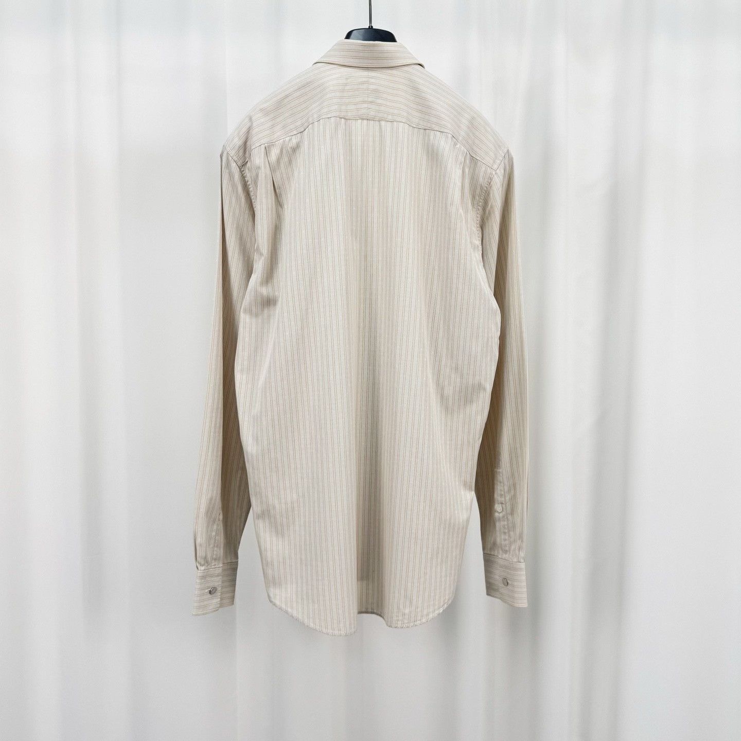 Hermes Hermes Striped H-Logo Cotton Shirt 40 Size US M / EU 48-50 / 2 - 3 Thumbnail