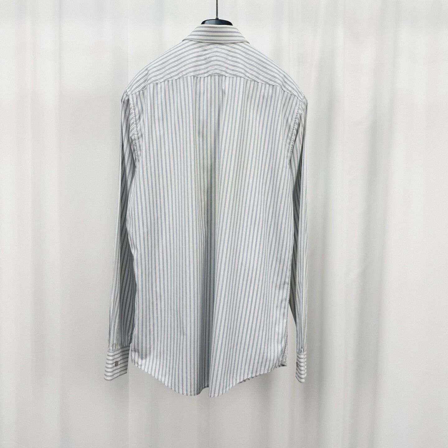 Hermes Hermes Striped H Pattern Button Up Shirt 40 Size US M / EU 48-50 / 2 - 3 Thumbnail