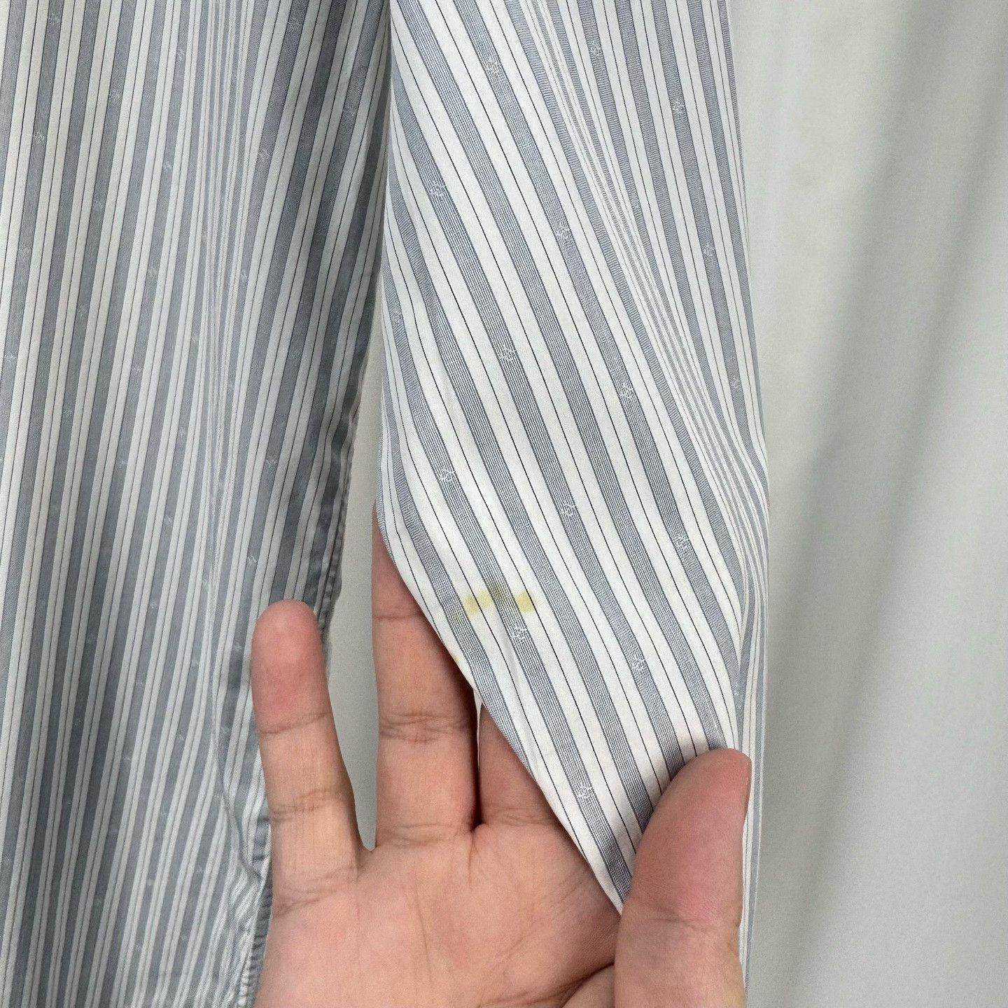 Hermes Hermes Striped H Pattern Button Up Shirt 40 Size US M / EU 48-50 / 2 - 7 Thumbnail