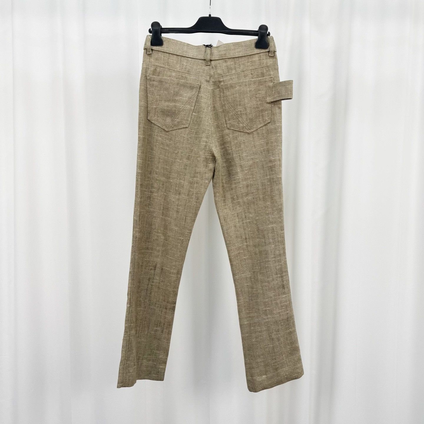 Bottega Veneta Bottega Veneta Linen Colored Button Pants IT 40 Size 27" / US 4 / IT 40 - 3 Thumbnail