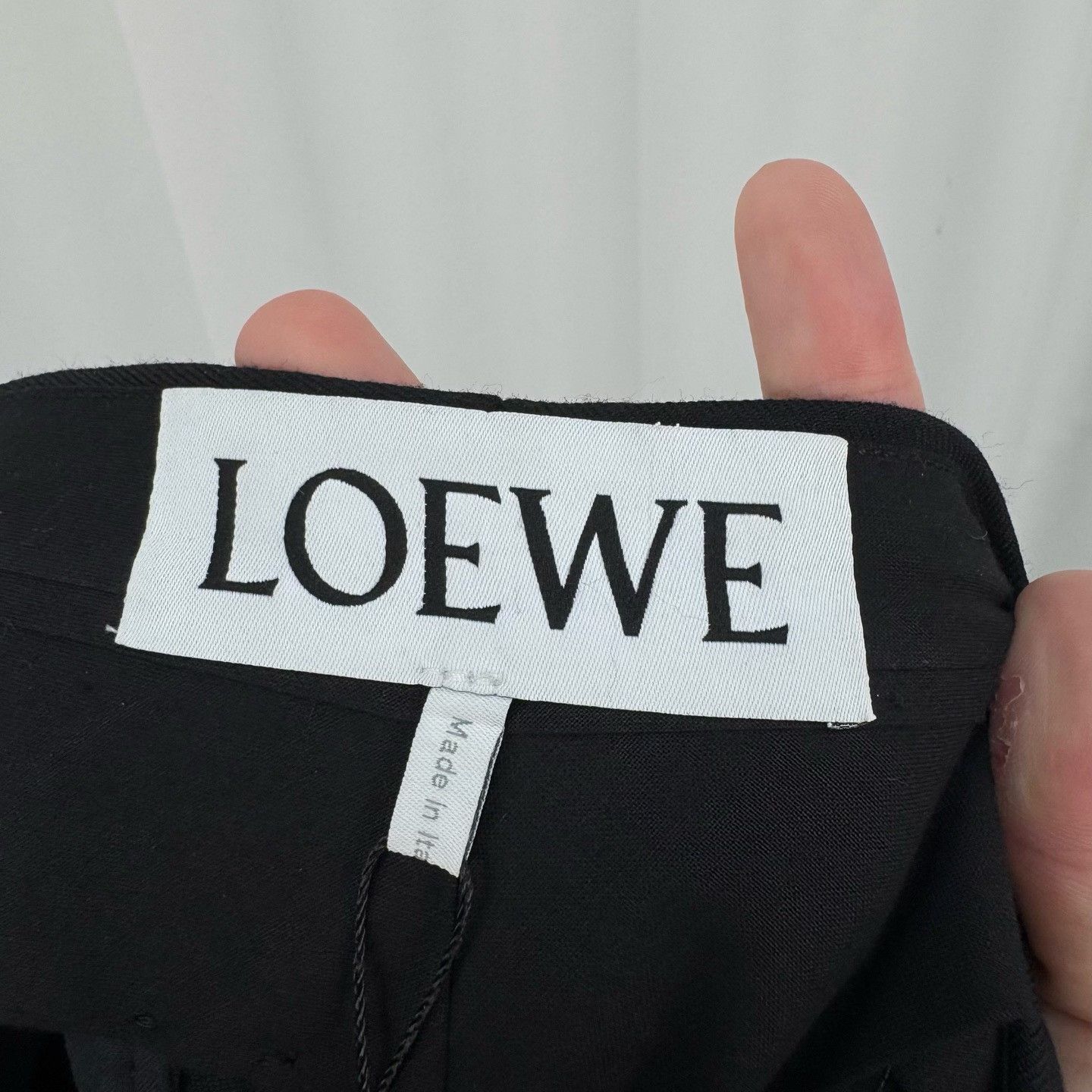 Loewe Loewe Black Wool Pleated Trousers FR 36 Size 26" / US 2 / IT 38 - 6 Thumbnail