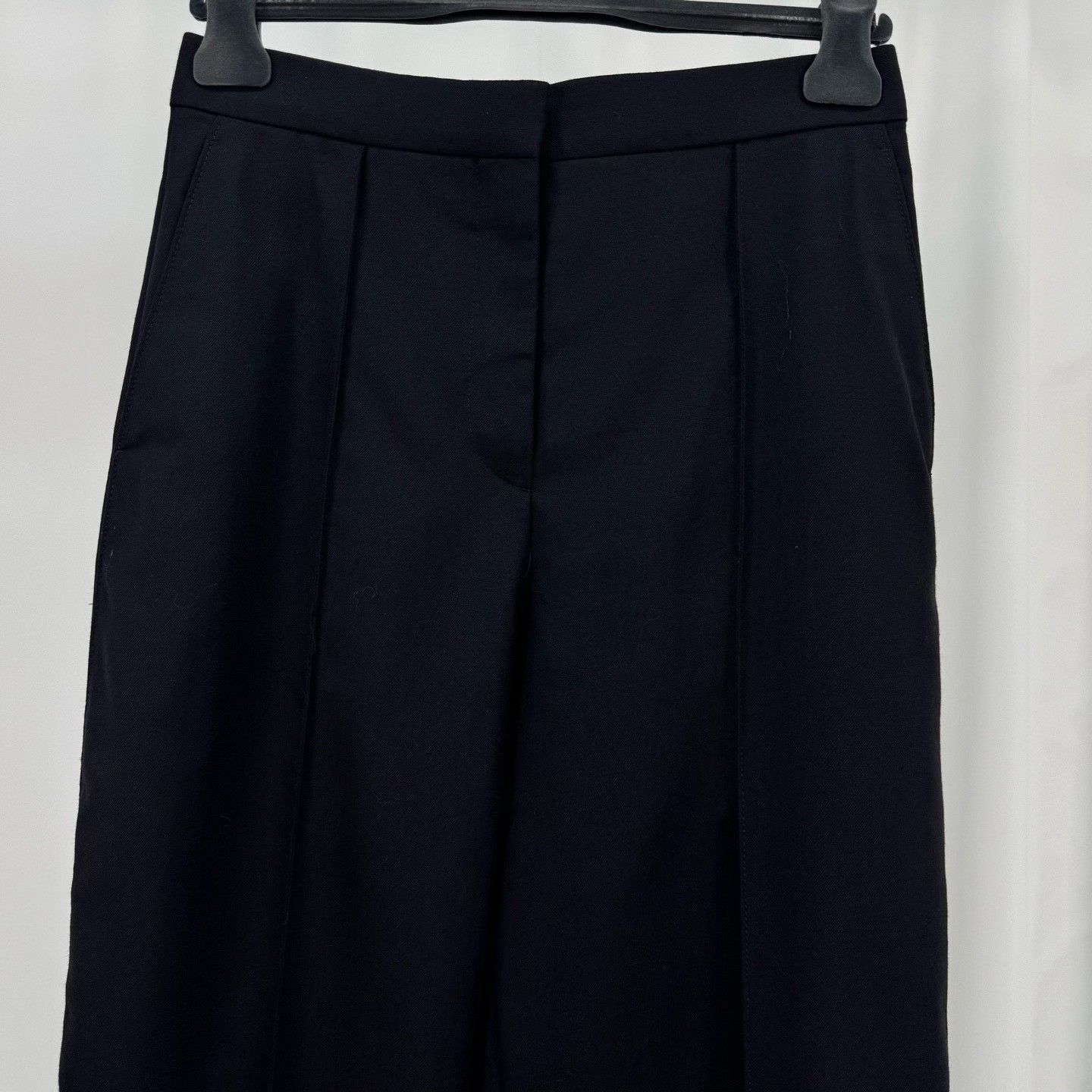 Loewe Loewe Black Wool Pleated Trousers FR 36 Size 26" / US 2 / IT 38 - 4 Thumbnail