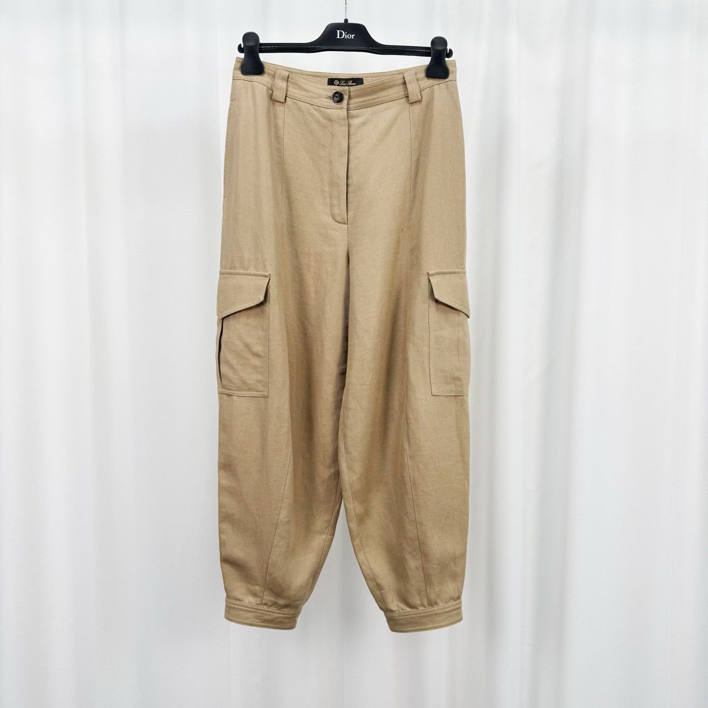 Loro Piana Loro Piana Beige Linen Cargo Pants Size 42 Size US 26 / EU 42 - 2 Thumbnail