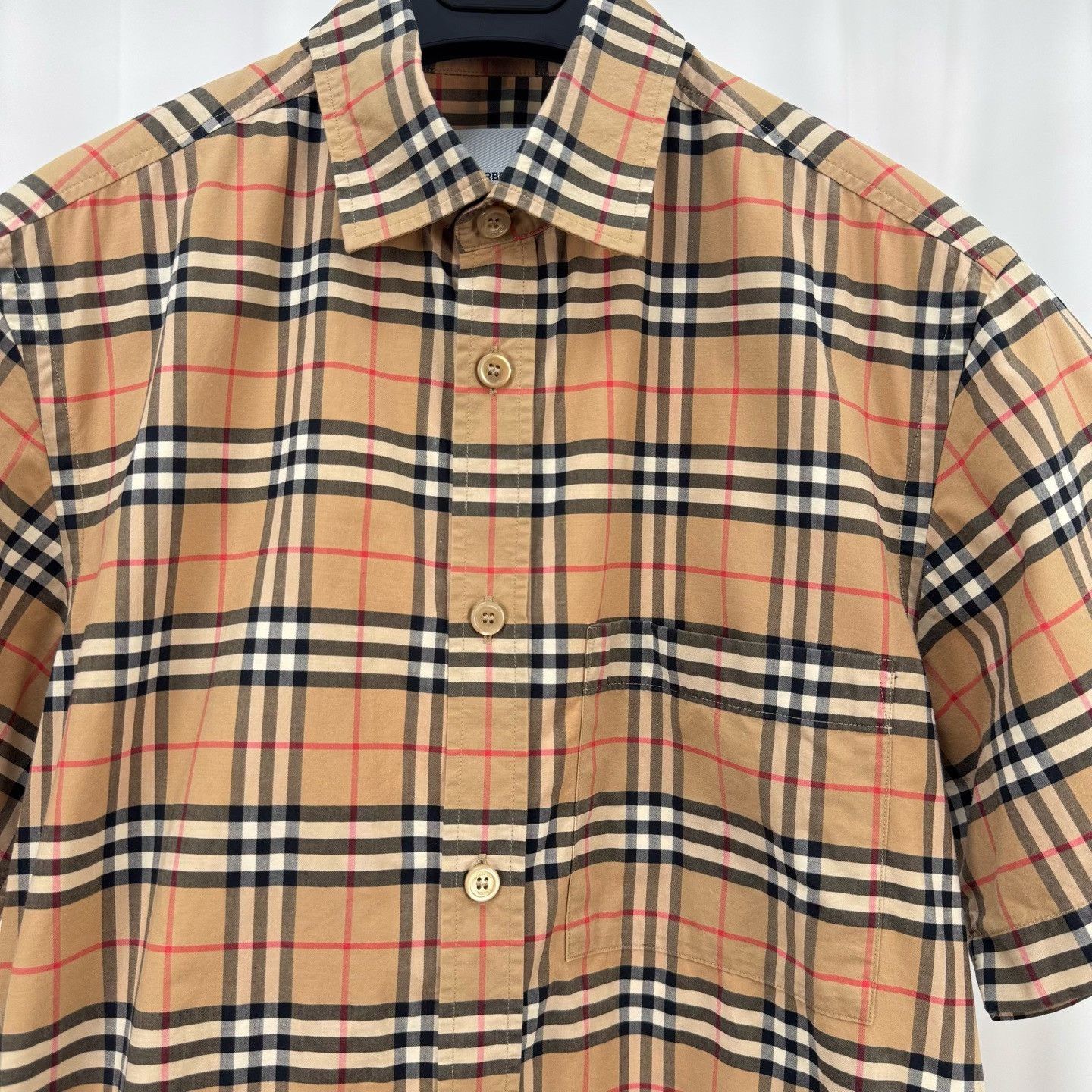 Burberry Burberry Classic Check Short Sleeve Shirt Size XS Size US XS / EU 42 / 0 - 4 Thumbnail