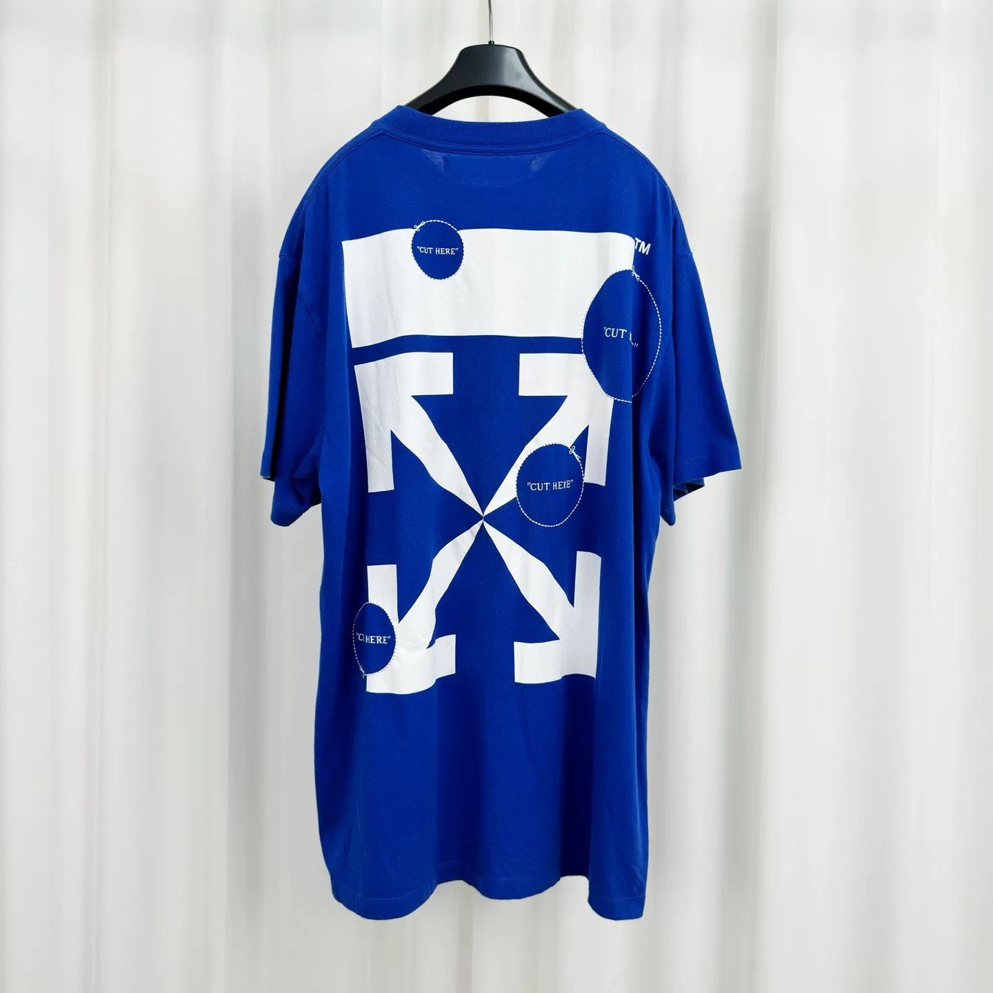 Off-White Off-White Arrow Logo Print T-Shirt Blue Size S Size US S / EU 44-46 / 1 - 3 Thumbnail