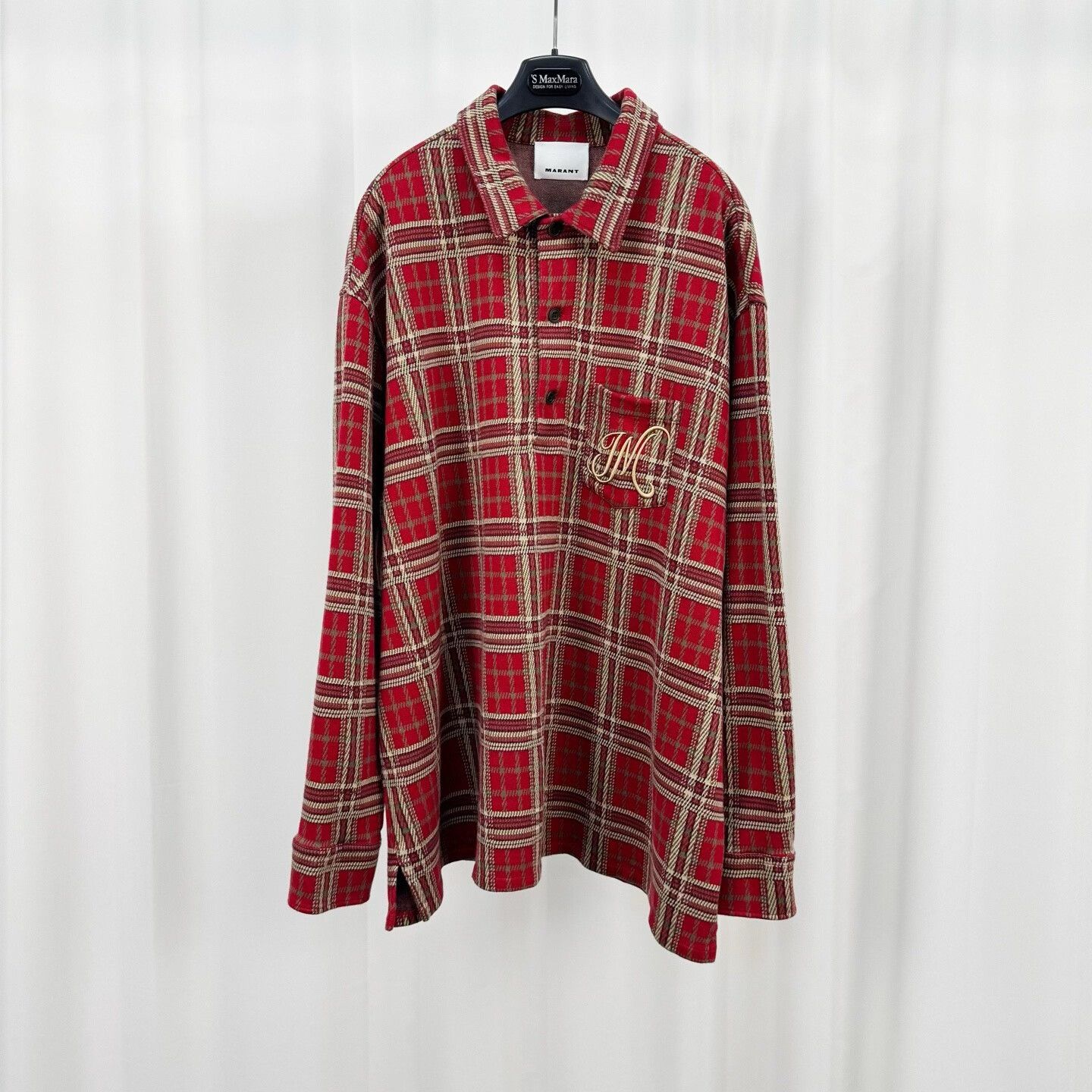 Isabel Marant Isabel Marant Plaid Embroidered Polo Shirt S Size US S / EU 44-46 / 1 - 2 Thumbnail