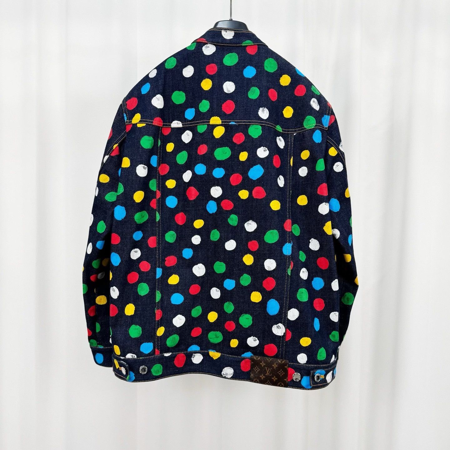 Louis Vuitton Louis Vuitton x Yayoi Kusama Polka Dot Denim Jacket 36 Size XS / US 0-2 / IT 36-38 - 3 Thumbnail
