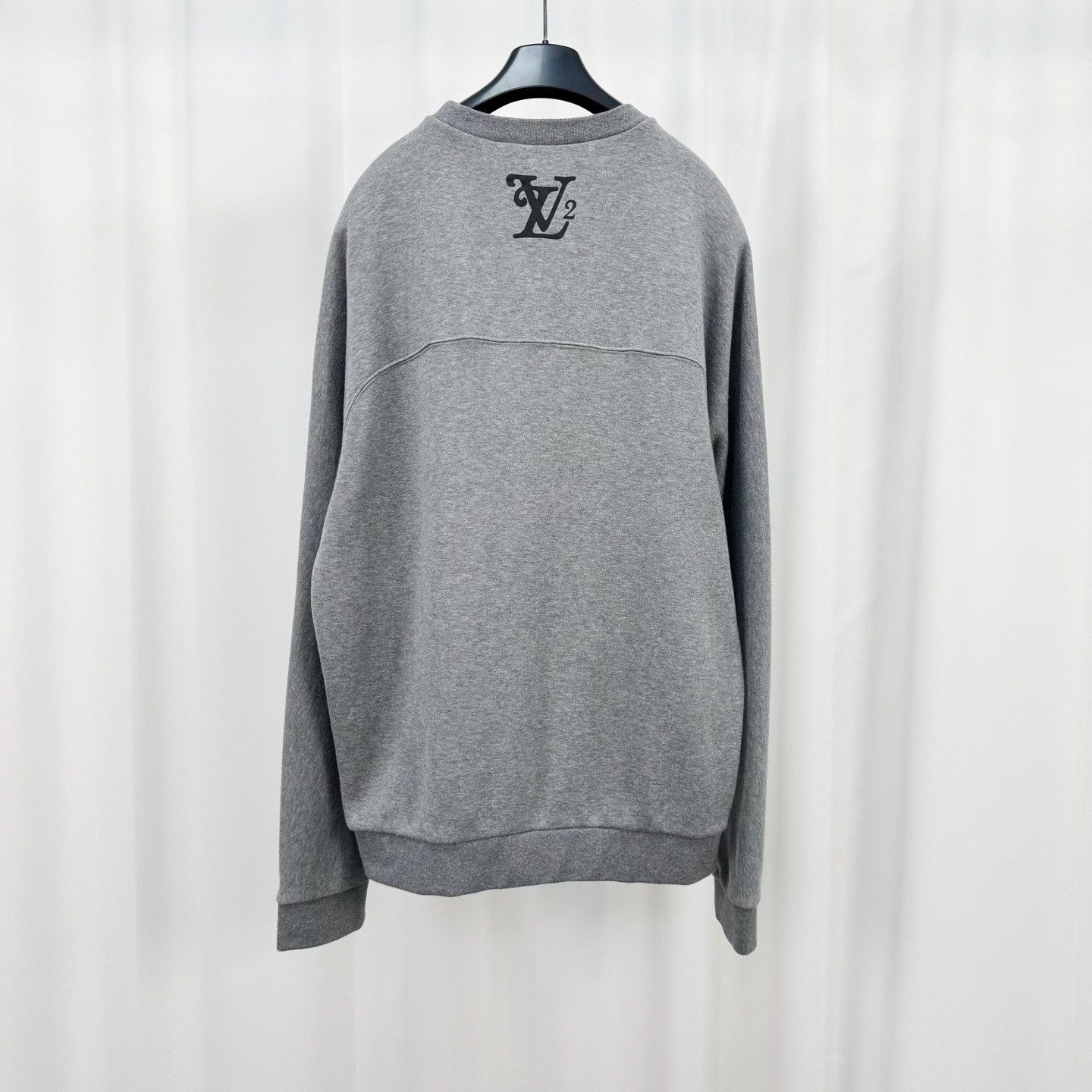 Louis Vuitton Louis Vuitton x Nigo Gray LV2 Sweatshirt L Size US L / EU 52-54 / 3 - 3 Thumbnail
