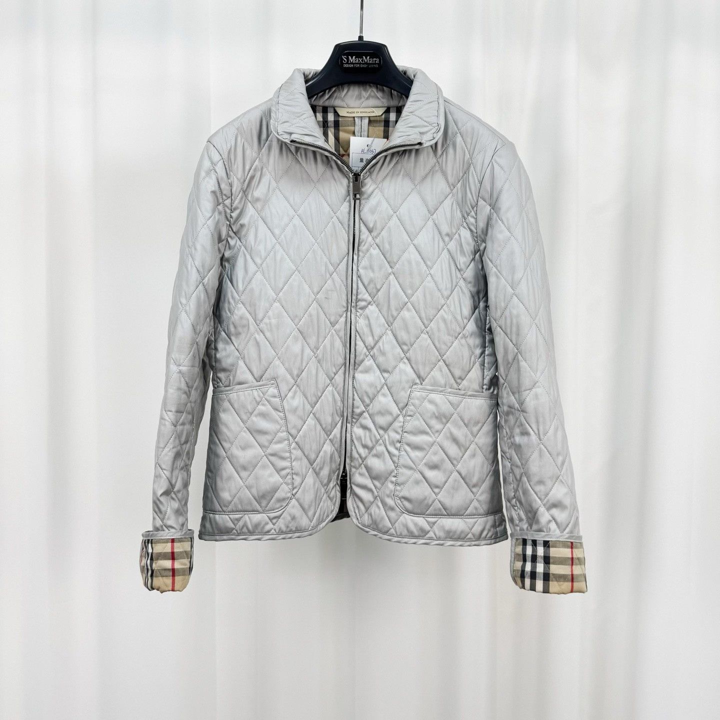 Burberry Burberry Quilted Nova Check Lining Jacket S Size S / US 4 / IT 40 - 2 Thumbnail