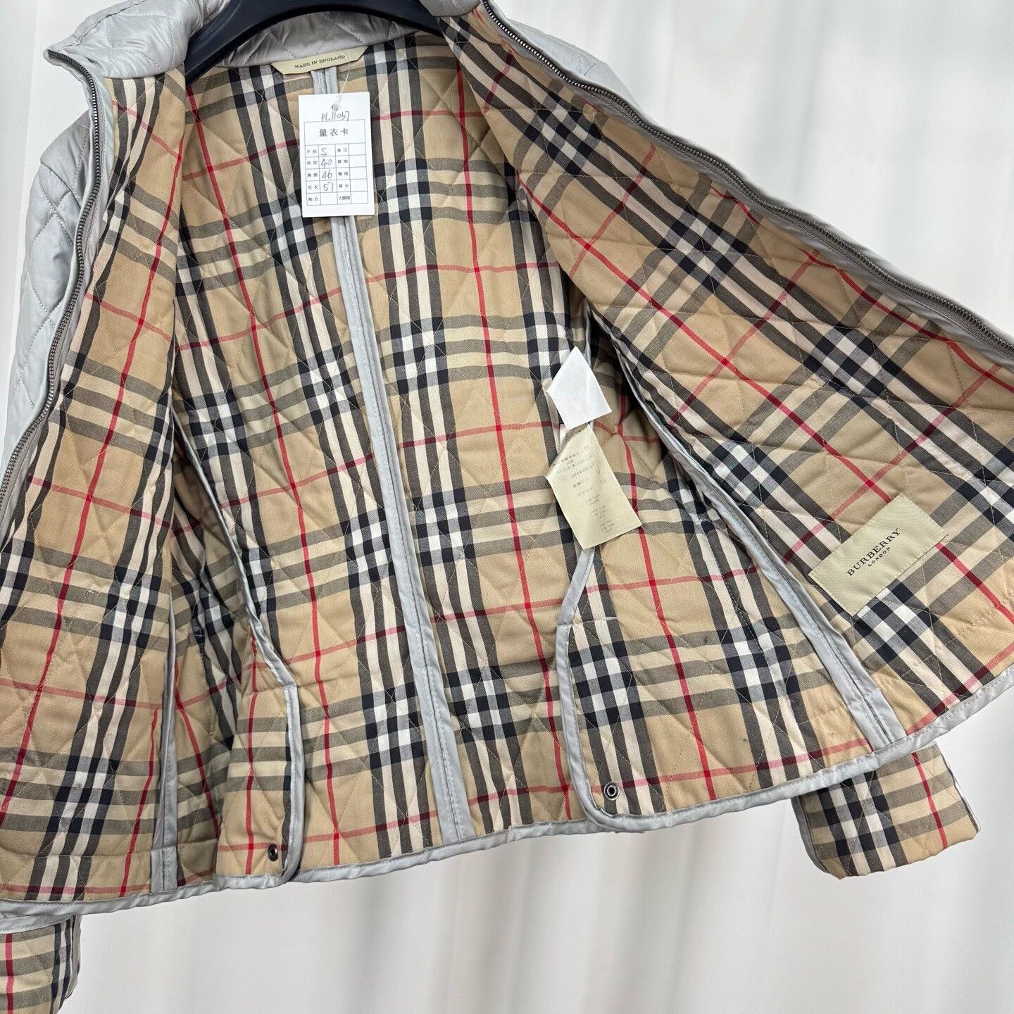 Burberry Burberry Quilted Nova Check Lining Jacket S Size S / US 4 / IT 40 - 6 Thumbnail