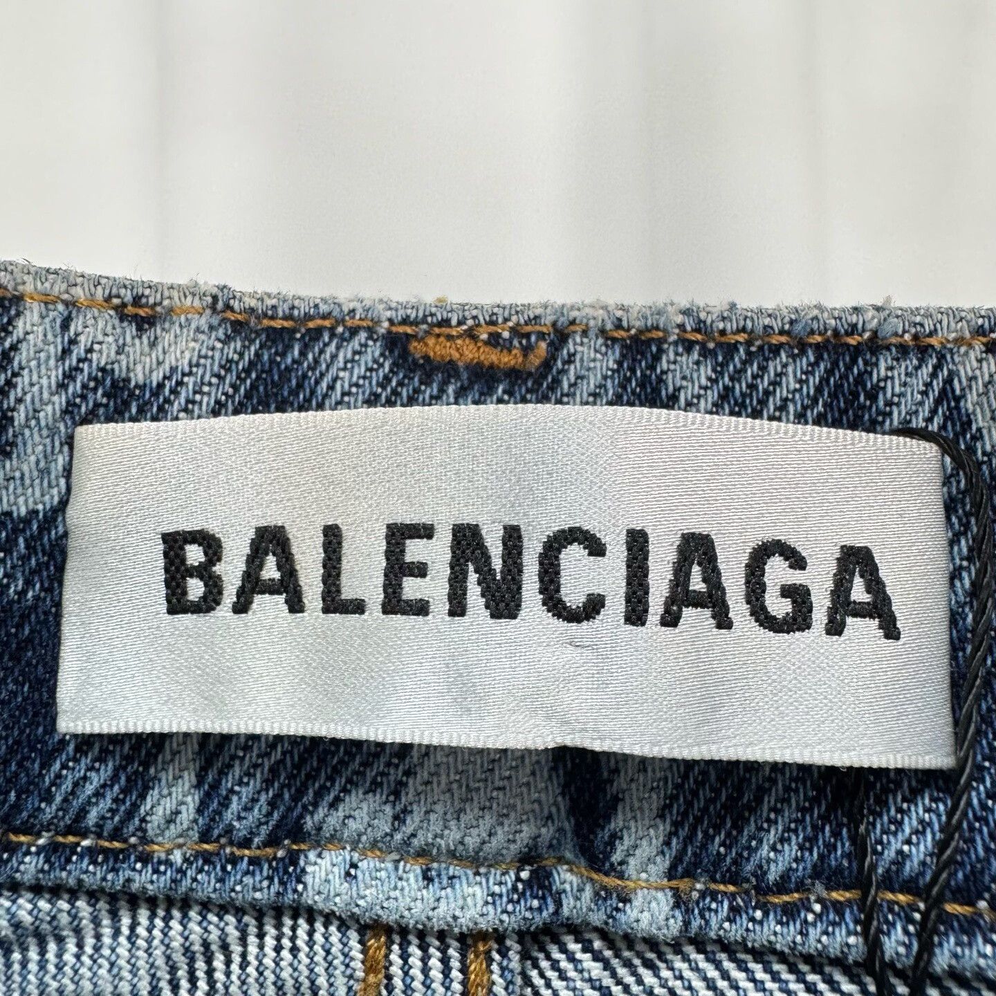 Balenciaga Balenciaga Script Logo All-Over Print Jeans 25 Size US 26 / EU 42 - 6 Thumbnail