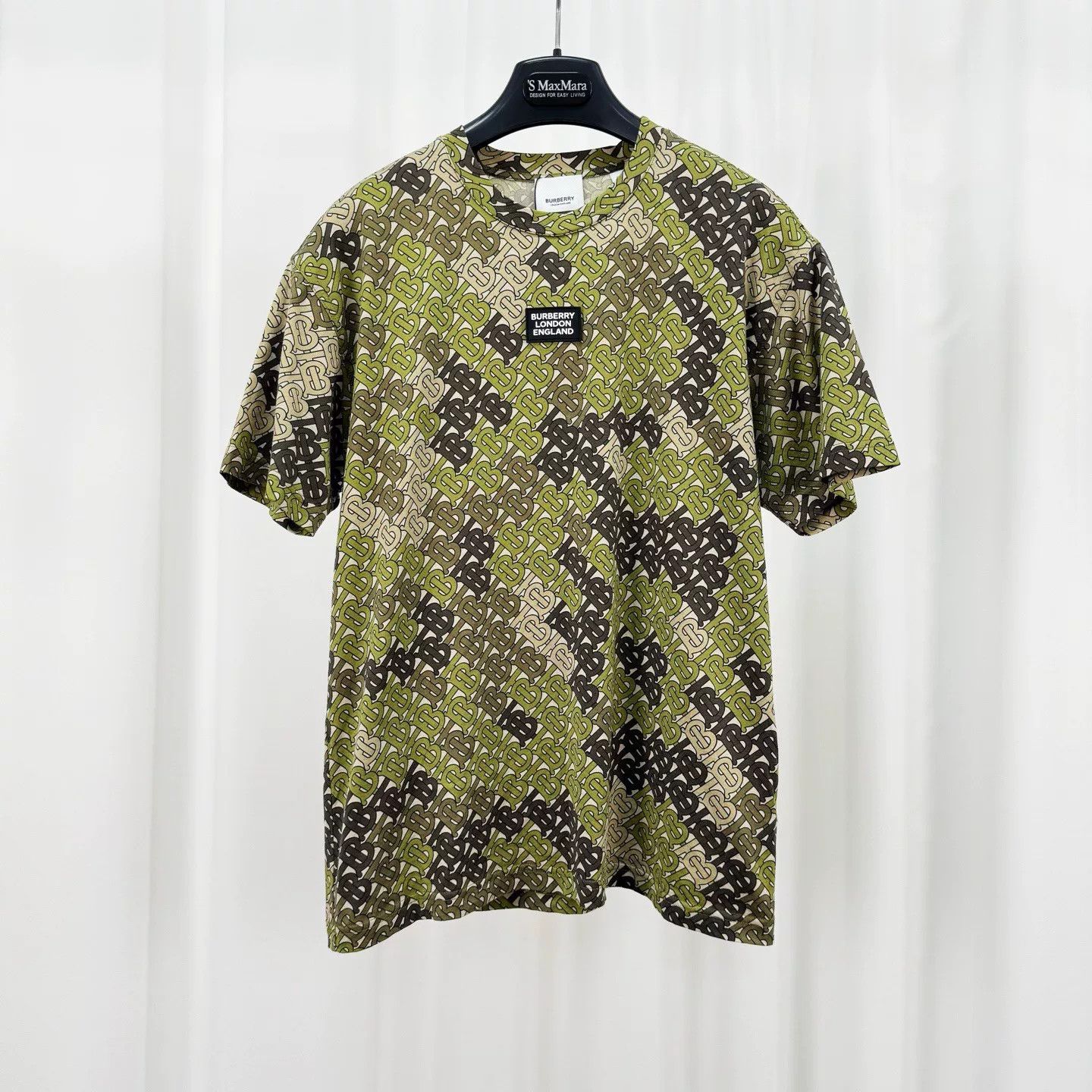 Burberry Burberry Allover Monogram Print T-Shirt XXS Size US XXS / EU 40 - 2 Thumbnail