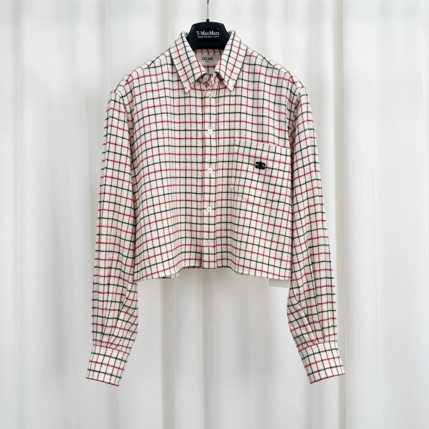 Celine Celine Triomphe Wool Check Jacket 34 Size XS / US 0-2 / IT 36-38 - 2 Thumbnail