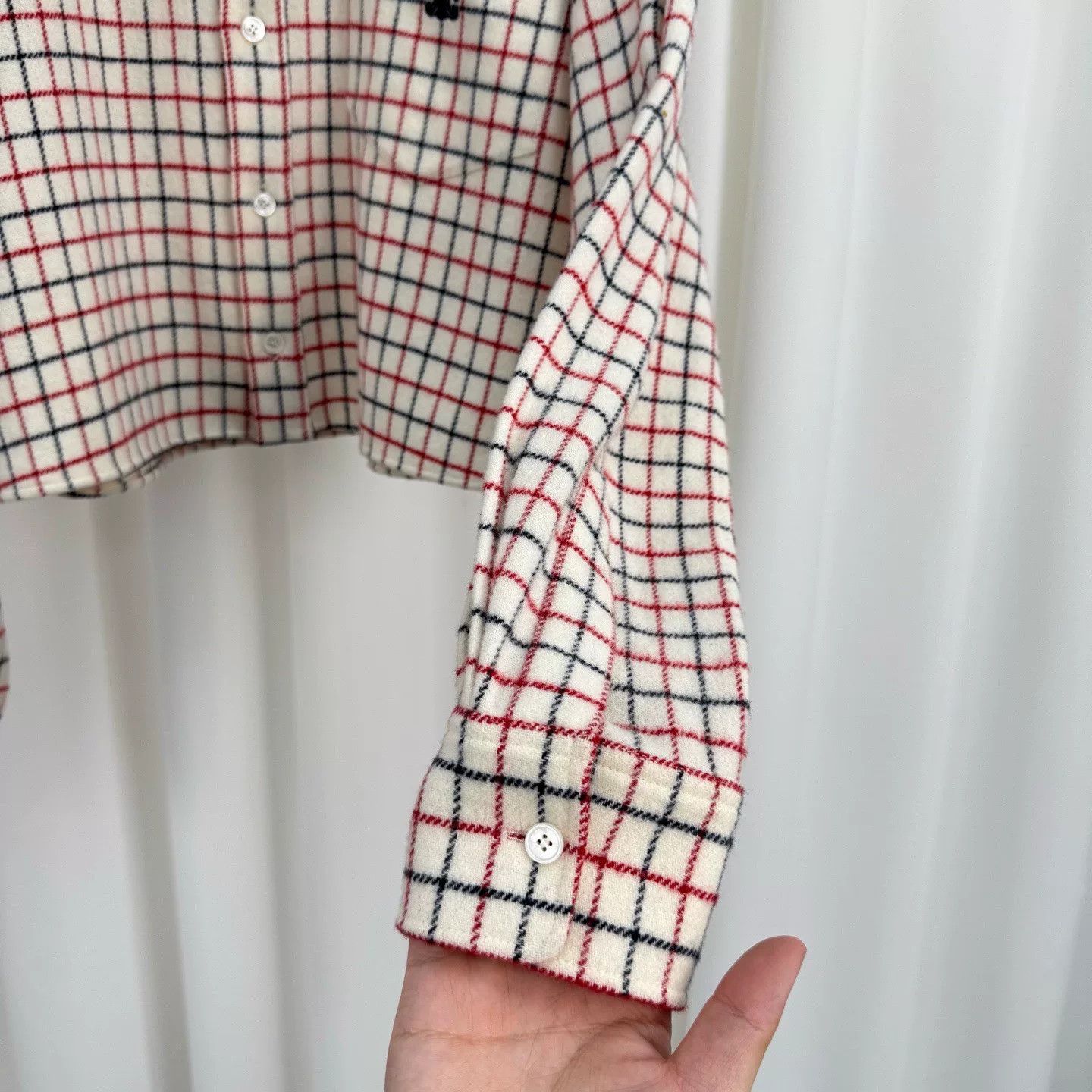 Celine Celine Triomphe Wool Check Jacket 34 Size XS / US 0-2 / IT 36-38 - 5 Thumbnail