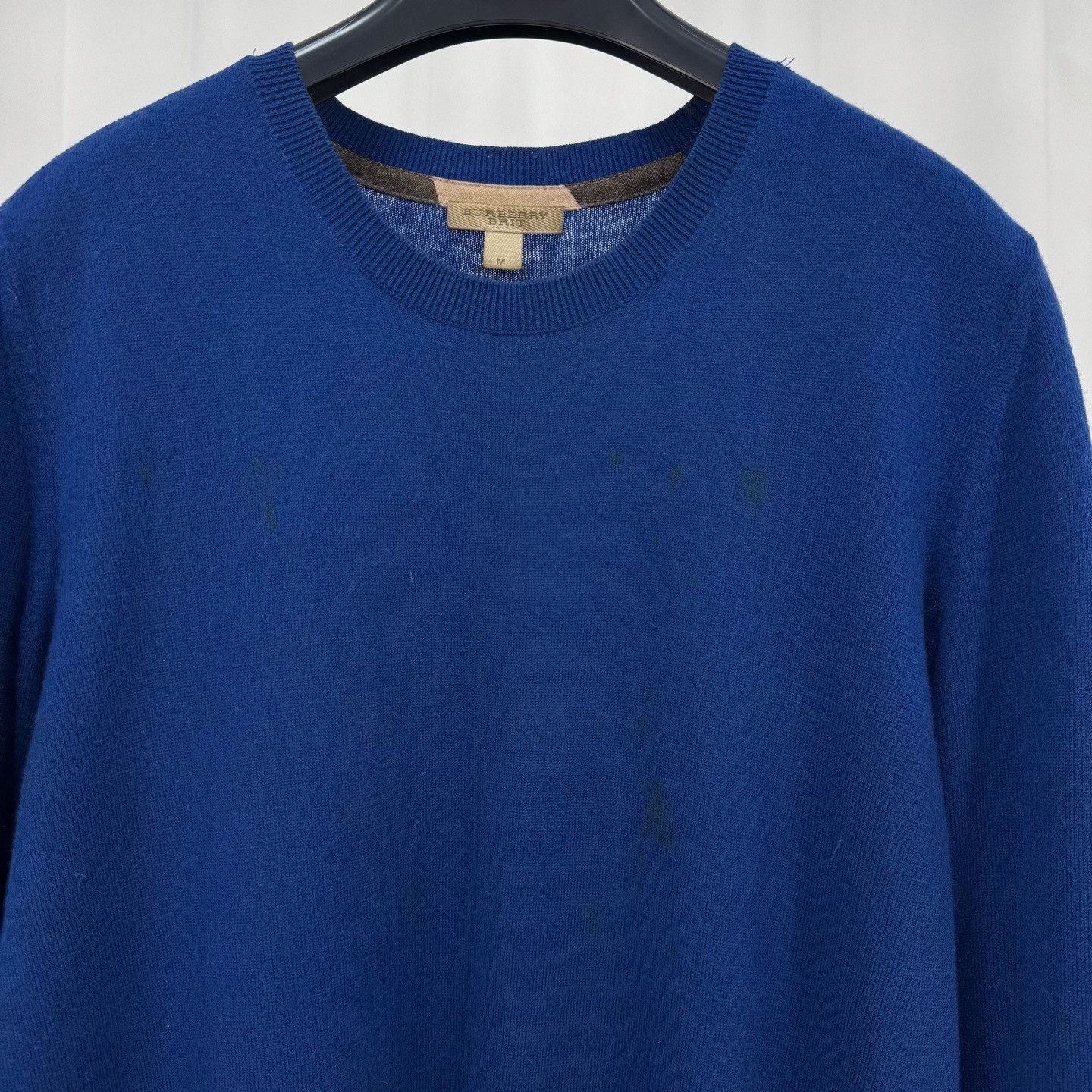 Burberry Burberry Brit Blue Cashmere Blend Sweater Size M Size US M / EU 48-50 / 2 - 4 Thumbnail