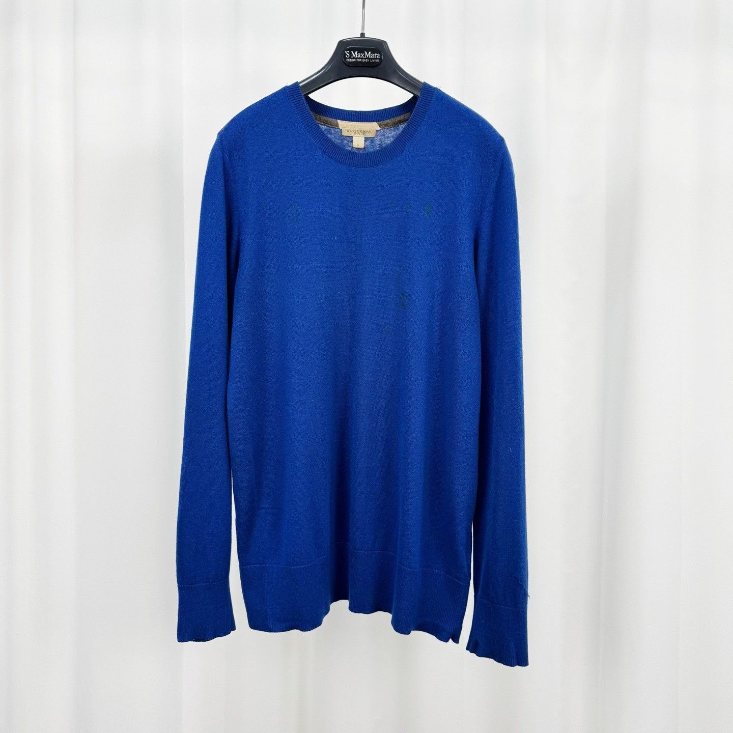 Burberry Burberry Brit Blue Cashmere Blend Sweater Size M Size US M / EU 48-50 / 2 - 2 Thumbnail
