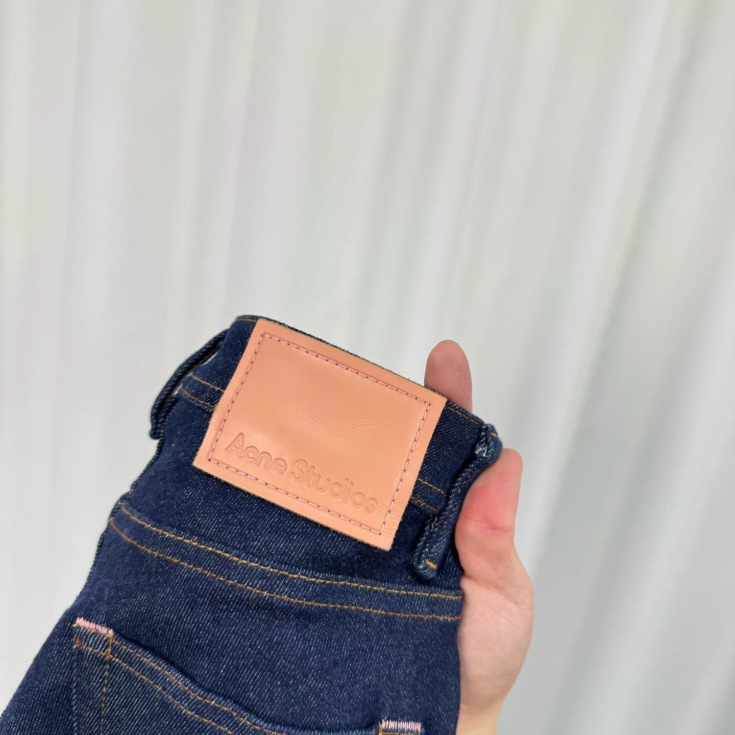 Acne Studios Acne Studios Dark Wash Peg Jeans 27 Size 27" / US 4 / IT 40 - 6 Thumbnail