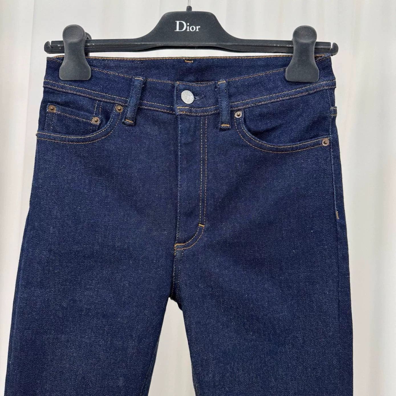 Acne Studios Acne Studios Dark Wash Peg Jeans 27 Size 27" / US 4 / IT 40 - 4 Thumbnail