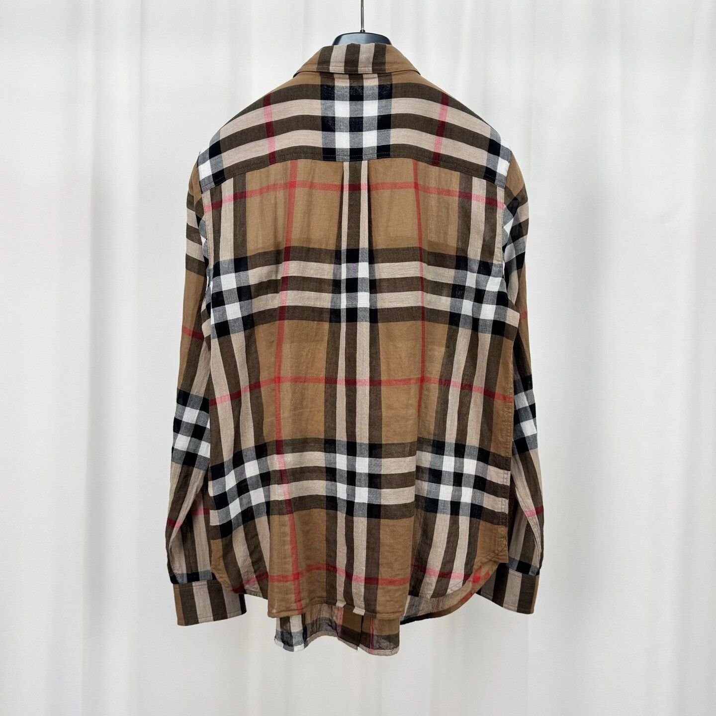 Burberry Burberry Check Long Sleeve Button Up Shirt Size M Size M / US 6-8 / IT 42-44 - 3 Thumbnail