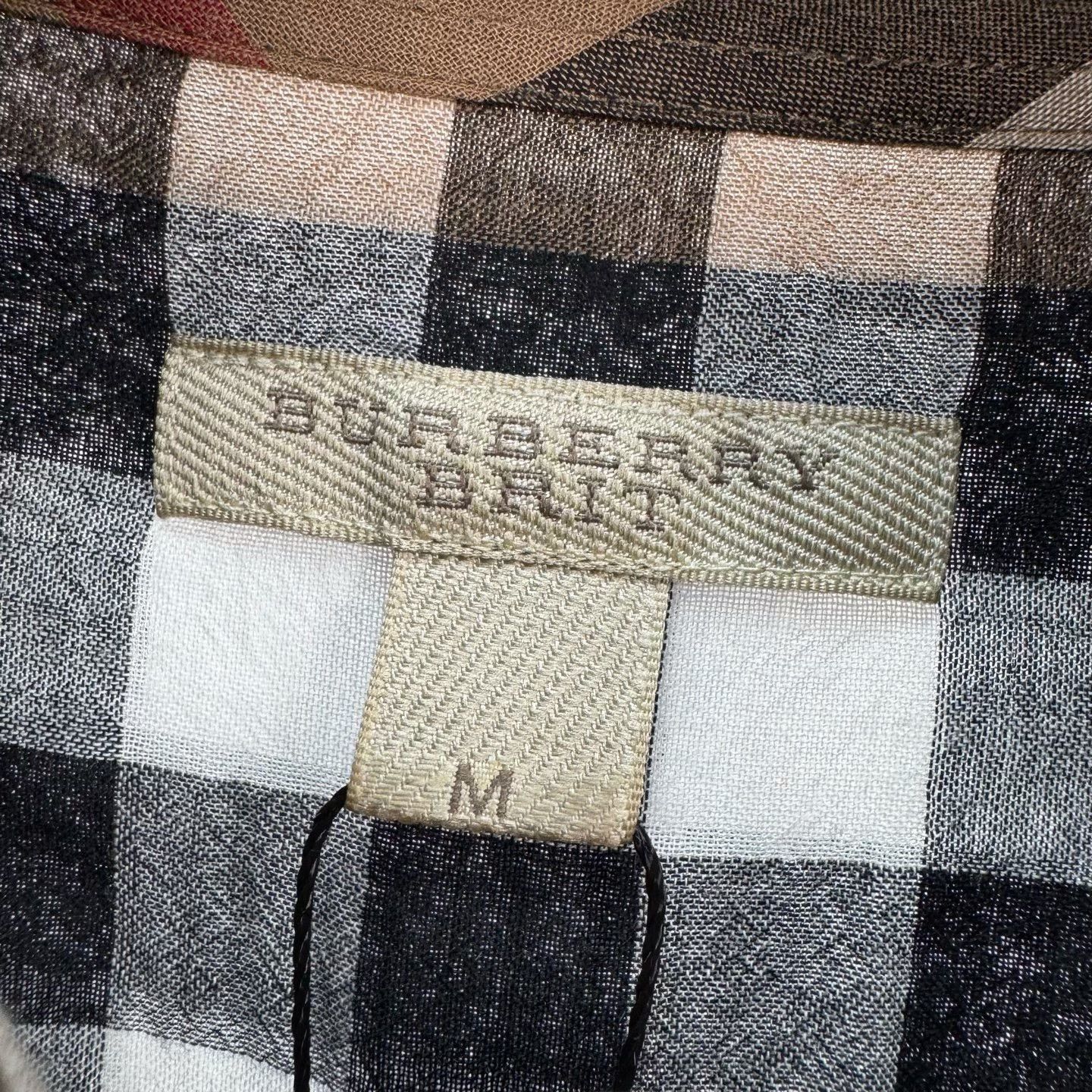 Burberry Burberry Check Long Sleeve Button Up Shirt Size M Size M / US 6-8 / IT 42-44 - 6 Thumbnail