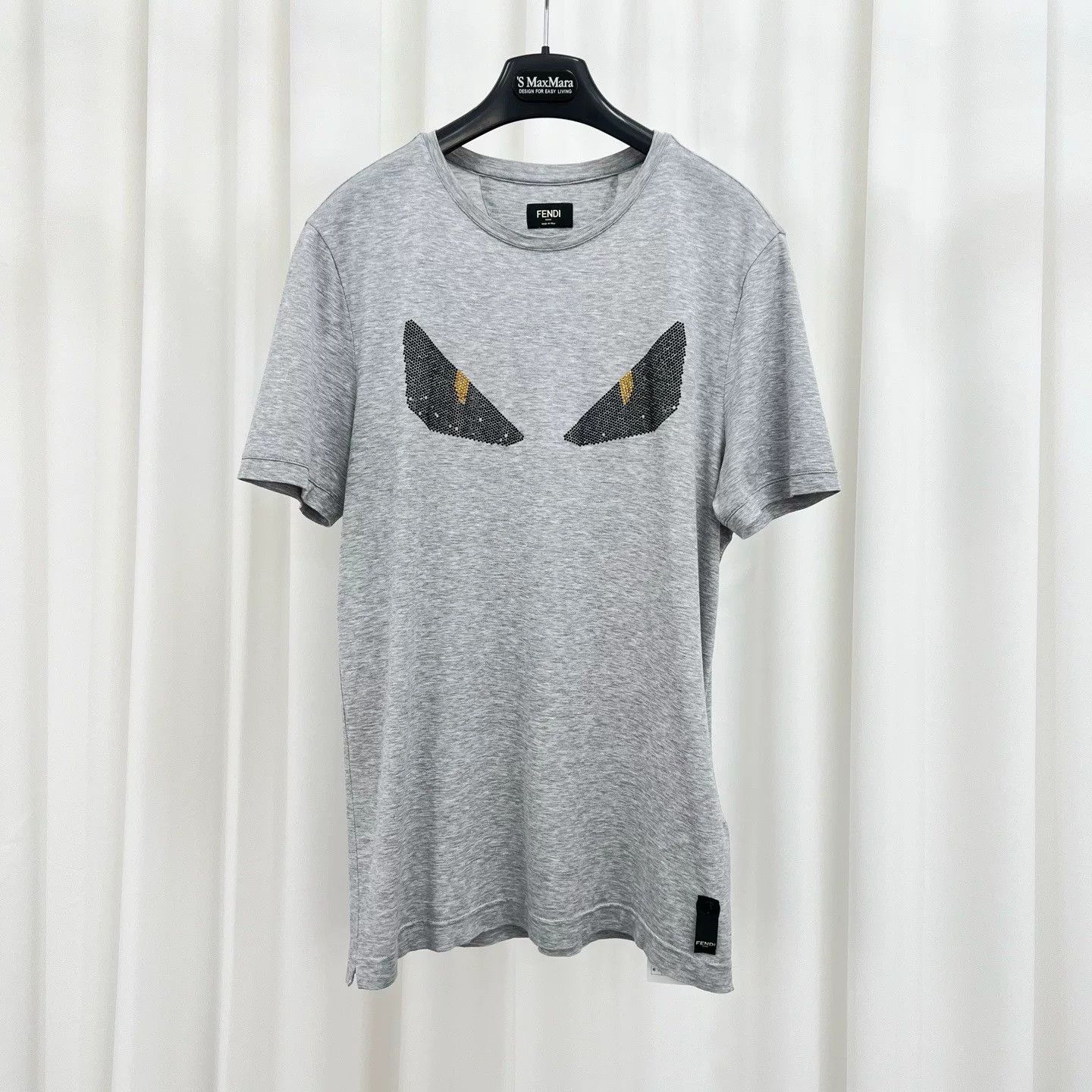 Fendi Fendi Crystal Monster Eyes T-Shirt EU 48 Size US M / EU 48-50 / 2 - 2 Thumbnail