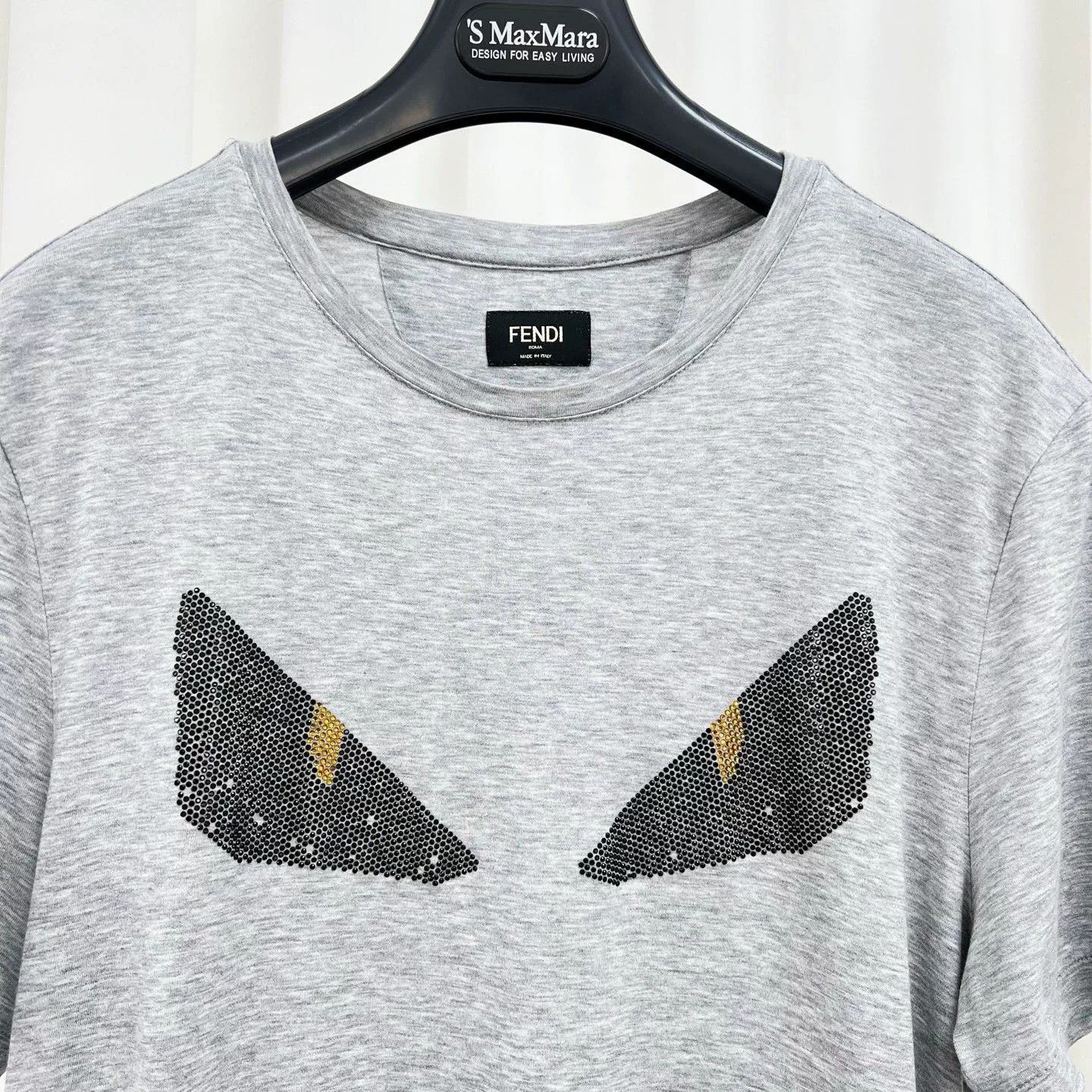Fendi Fendi Crystal Monster Eyes T-Shirt EU 48 Size US M / EU 48-50 / 2 - 4 Thumbnail