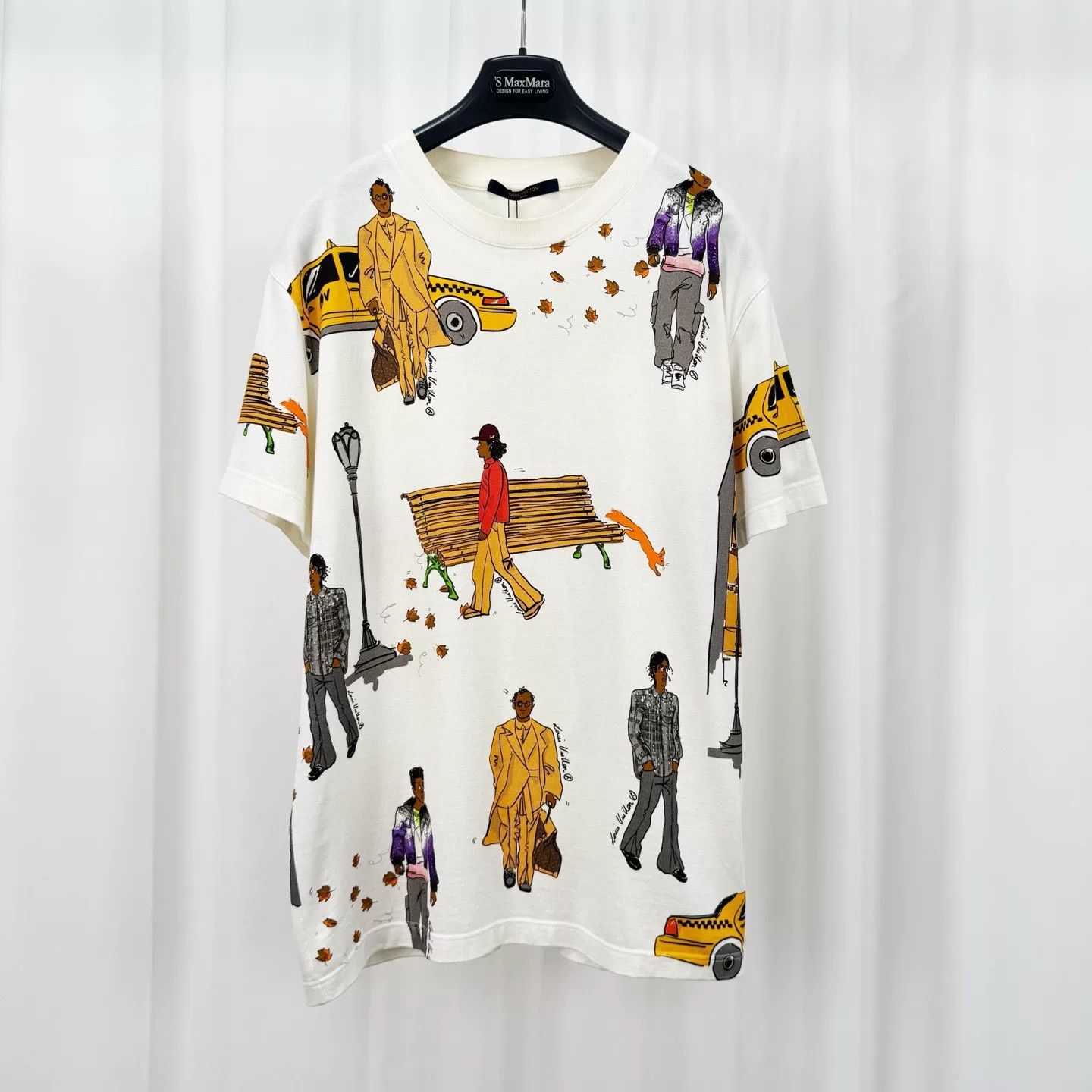 Louis Vuitton Louis Vuitton Pedestrian Print T-Shirt M Size US M / EU 48-50 / 2 - 2 Thumbnail