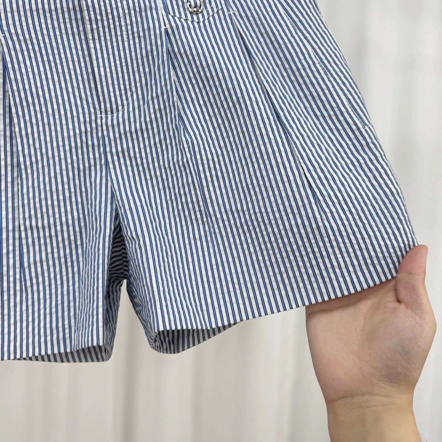 Gucci Gucci Striped Seersucker Shorts IT 38 Size 26" / US 2 / IT 38 - 5 Thumbnail