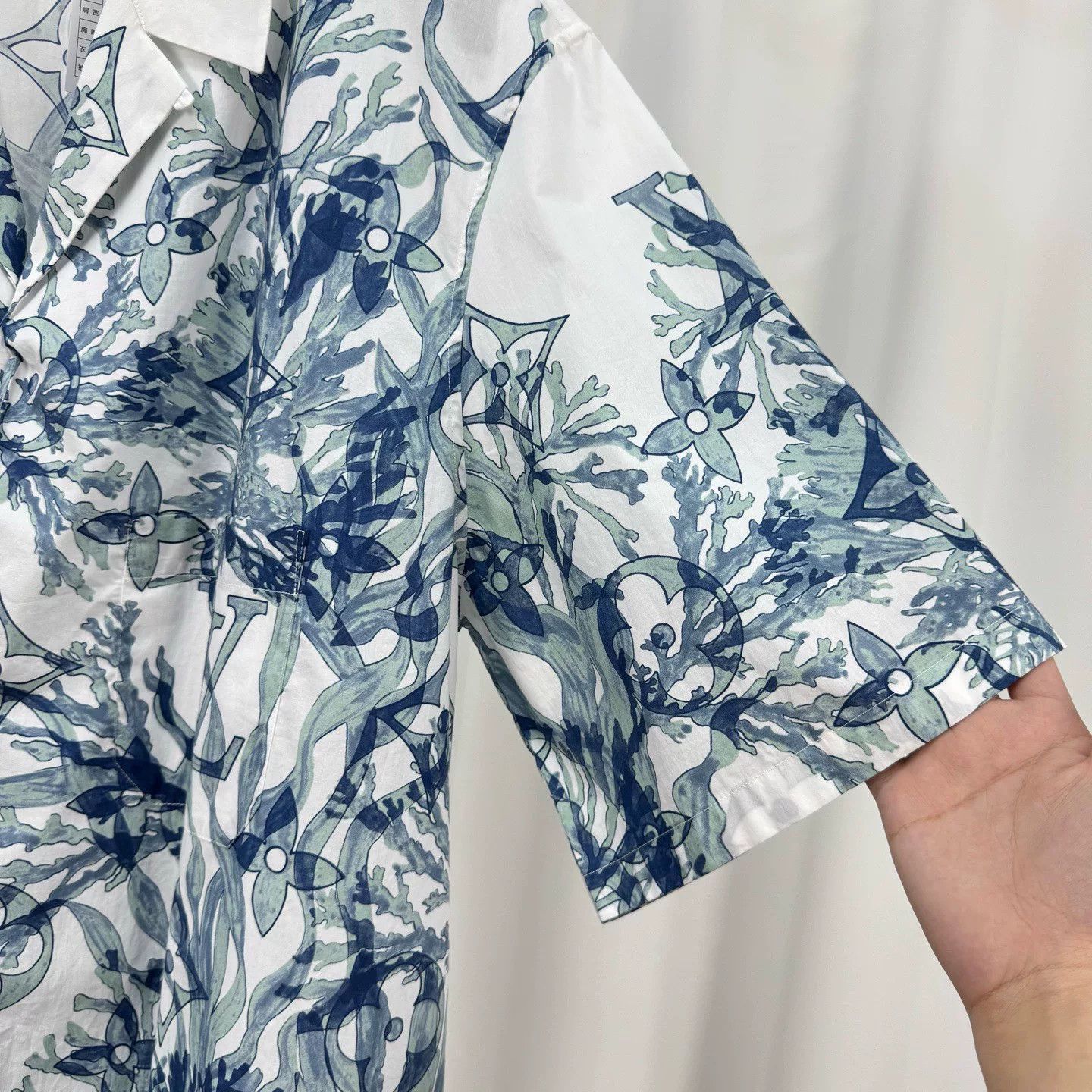Louis Vuitton Louis Vuitton Seaweed Monogram Short Sleeve Shirt XXL Size US XXL / EU 58 / 5 - 5 Thumbnail