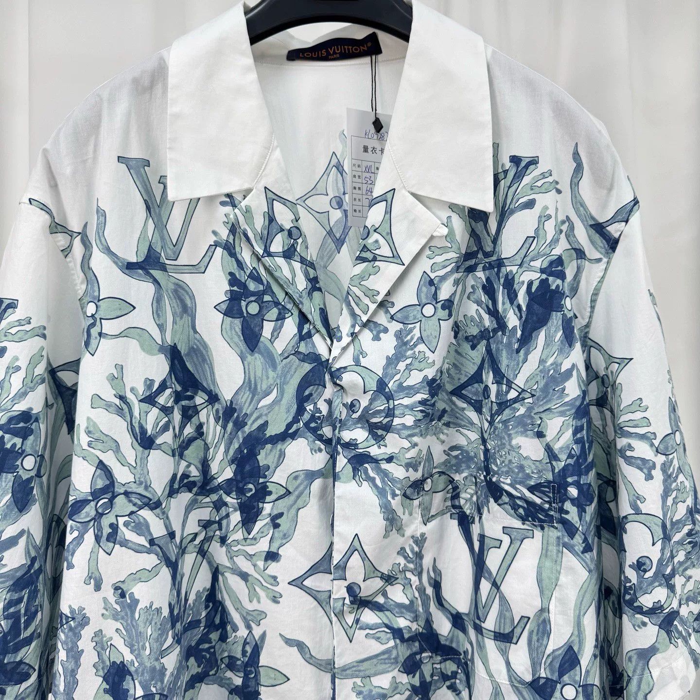 Louis Vuitton Louis Vuitton Seaweed Monogram Short Sleeve Shirt XXL Size US XXL / EU 58 / 5 - 4 Thumbnail
