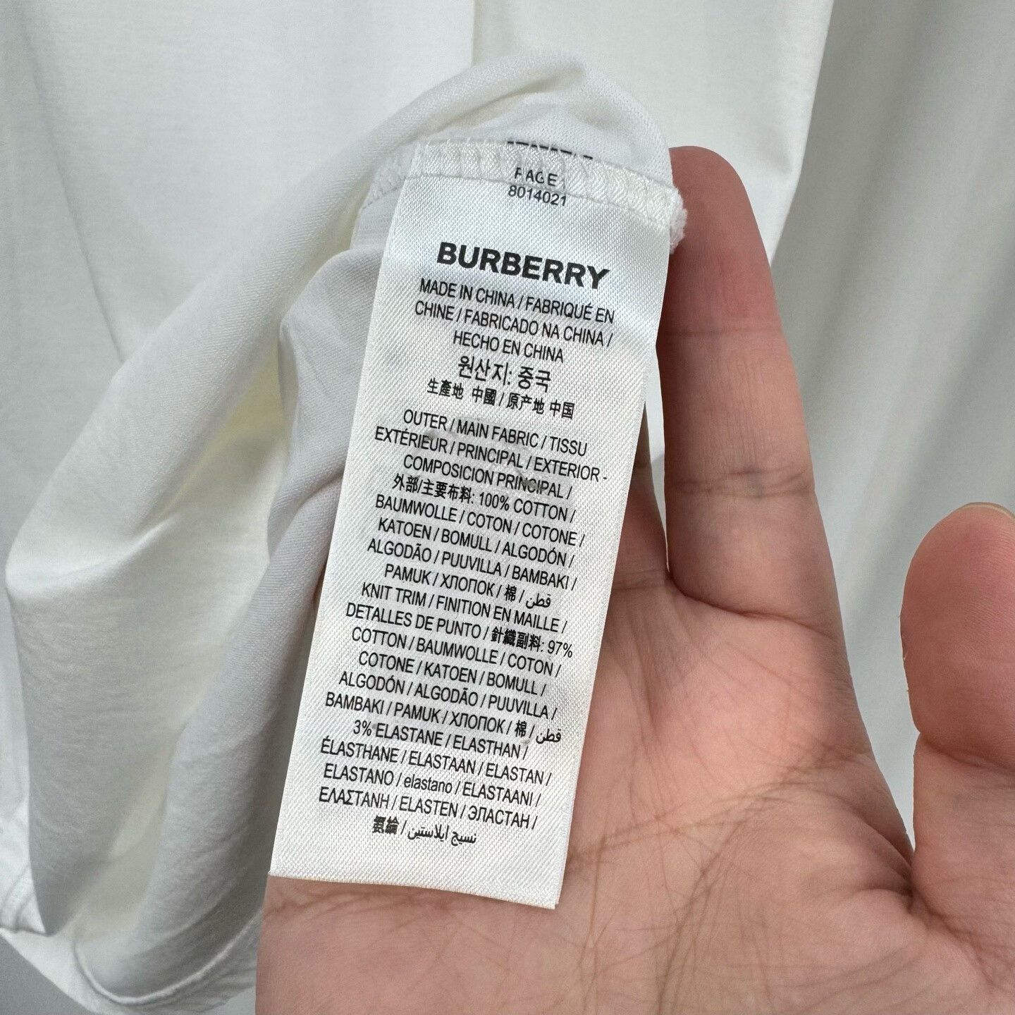 Burberry Burberry TB Embroidered Logo T-Shirt L Size US L / EU 52-54 / 3 - 8 Thumbnail