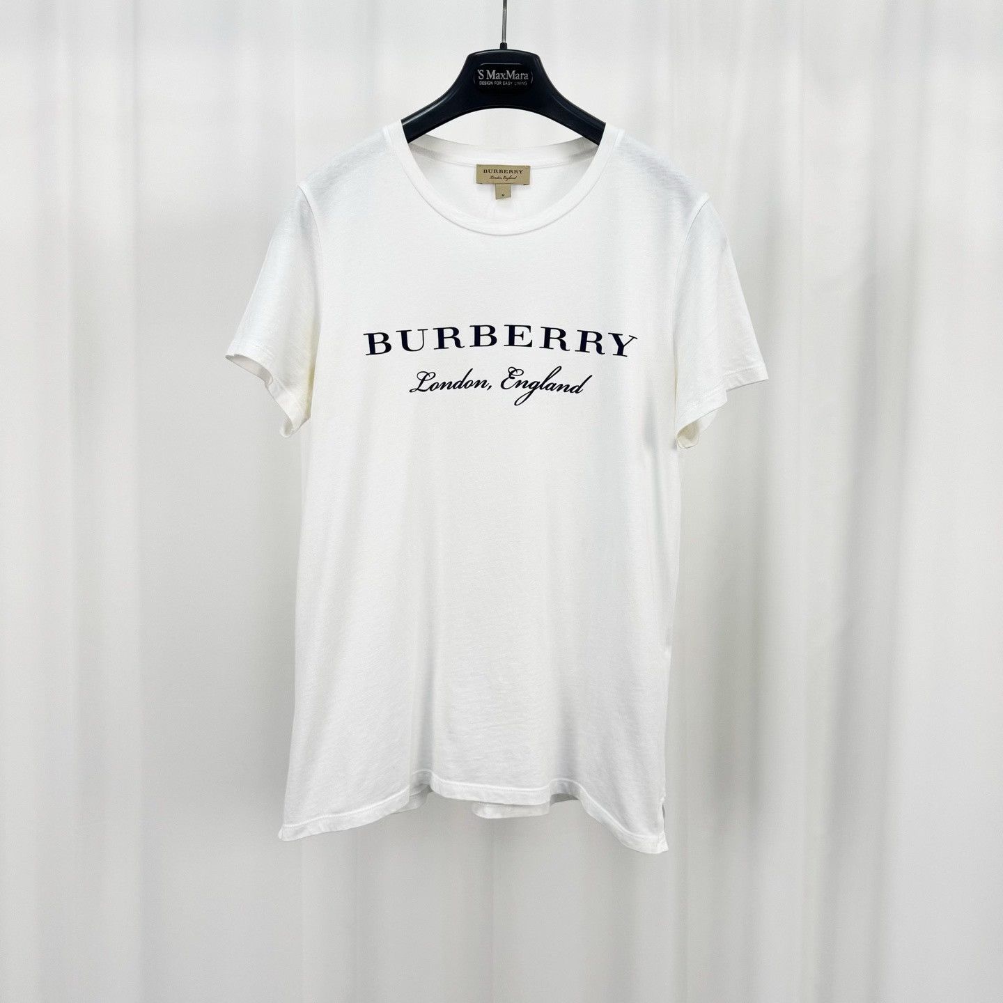 Burberry Burberry Logo Print T-Shirt White Size M Size US M / EU 48-50 / 2 - 2 Thumbnail