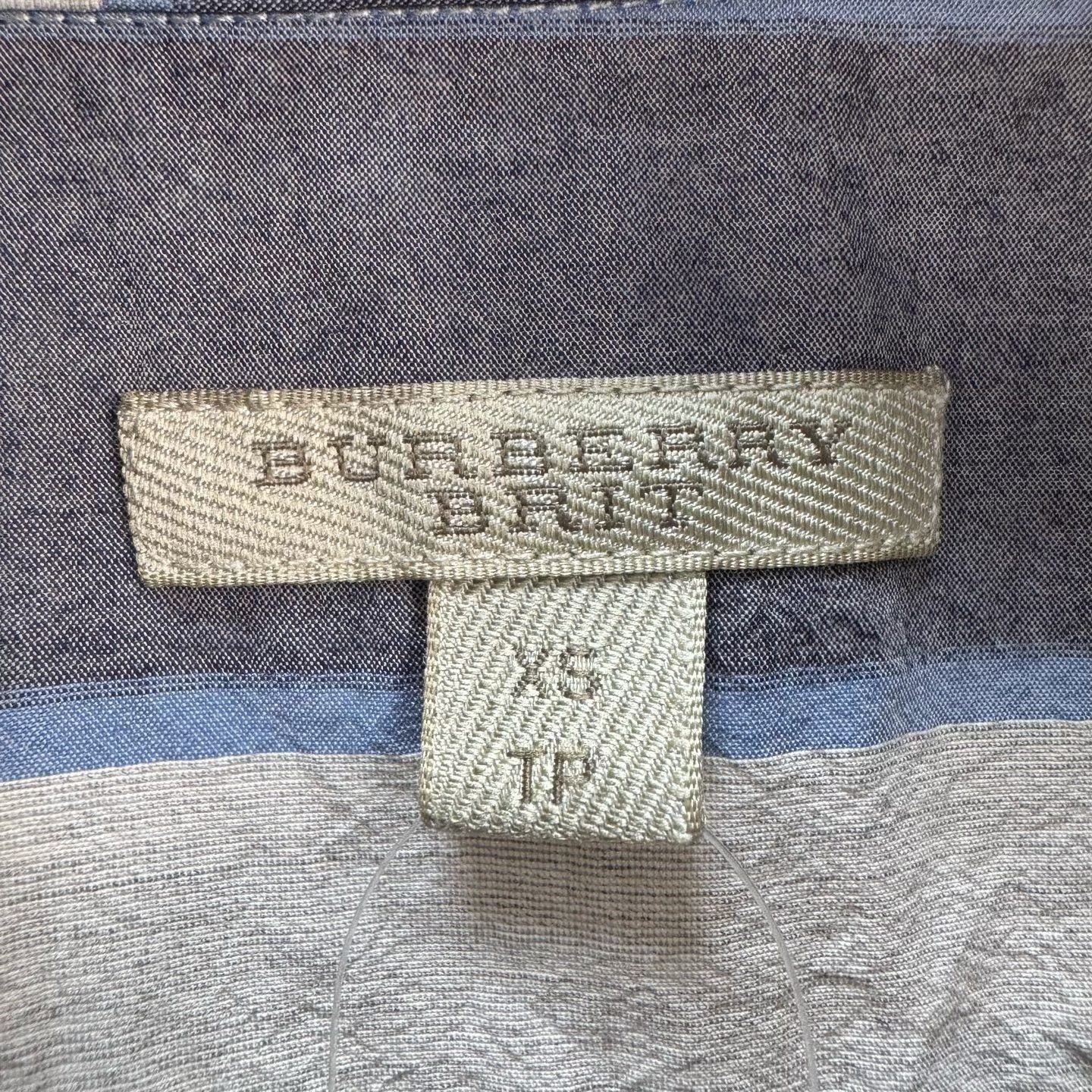 Burberry Burberry Brit Large Check Long Sleeve Shirt XS Size US XS / EU 42 / 0 - 6 Thumbnail