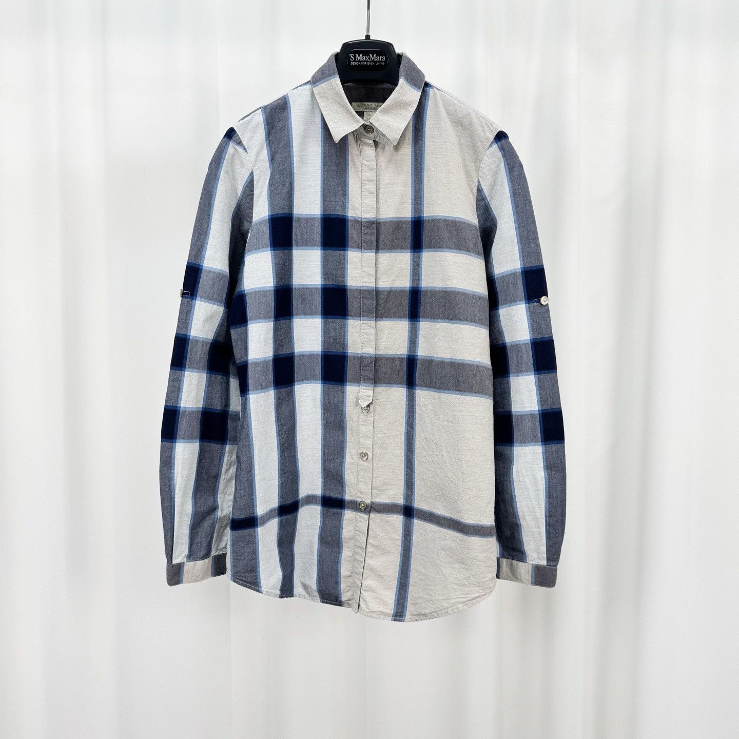 Burberry Burberry Brit Large Check Long Sleeve Shirt XS Size US XS / EU 42 / 0 - 2 Thumbnail