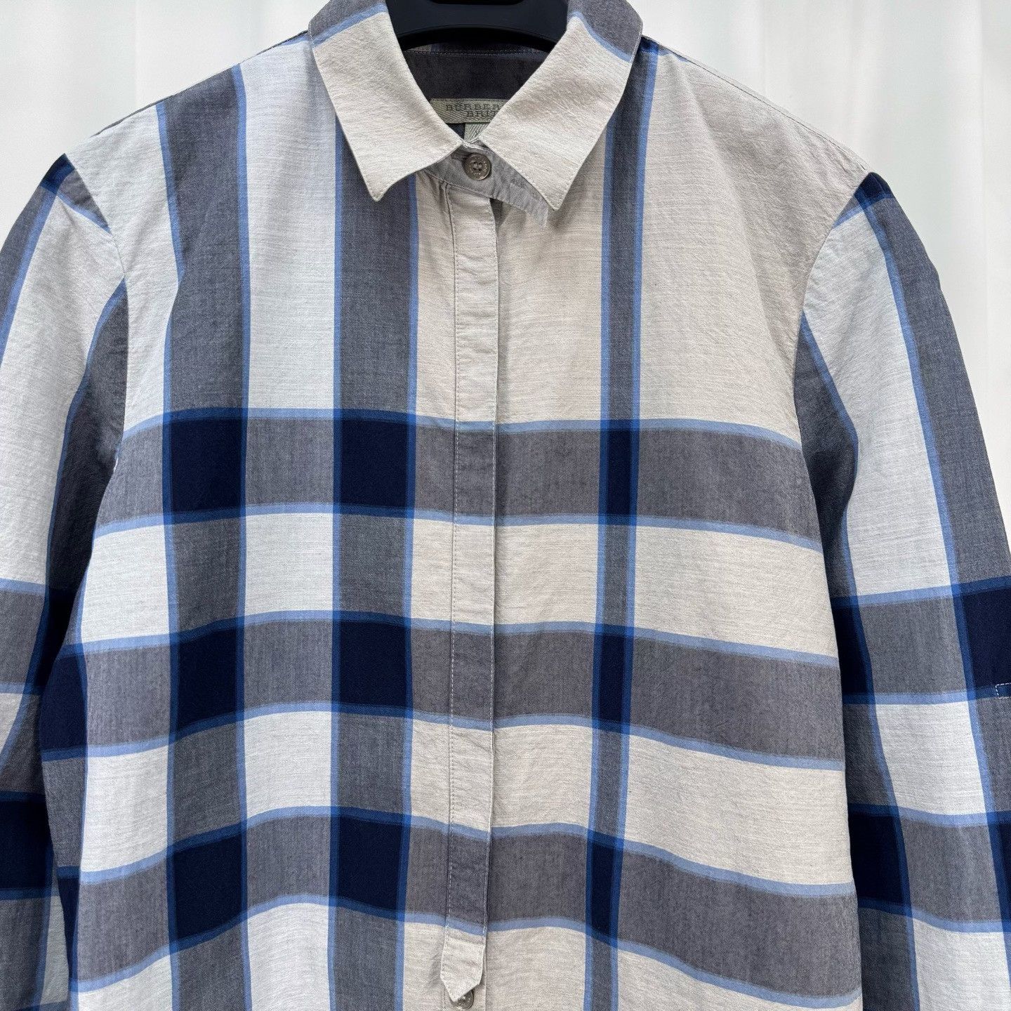 Burberry Burberry Brit Large Check Long Sleeve Shirt XS Size US XS / EU 42 / 0 - 4 Thumbnail