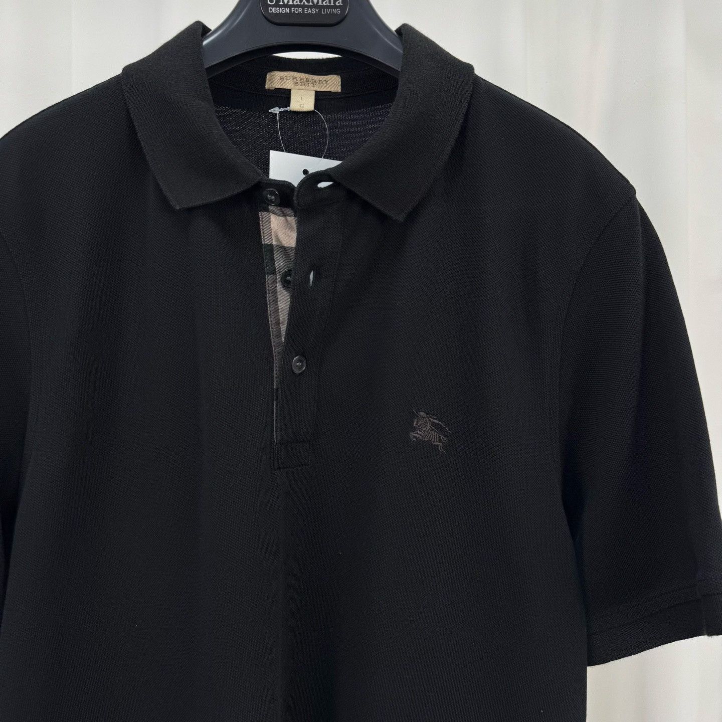 Burberry Burberry Brit Embroidered Knight Logo Polo Shirt L Size US L / EU 52-54 / 3 - 4 Thumbnail