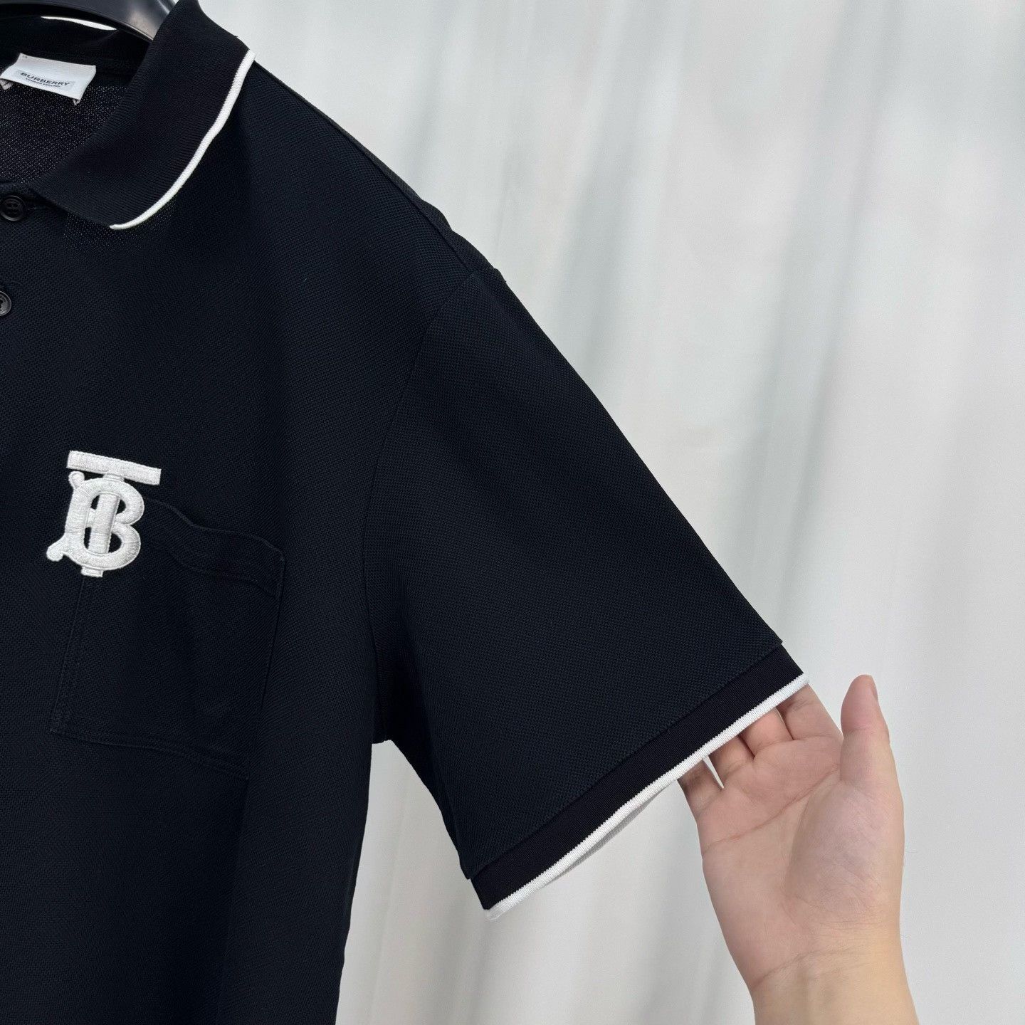 Burberry Burberry TB Logo Piqué Polo Shirt XL Size US XL / EU 56 / 4 - 5 Thumbnail