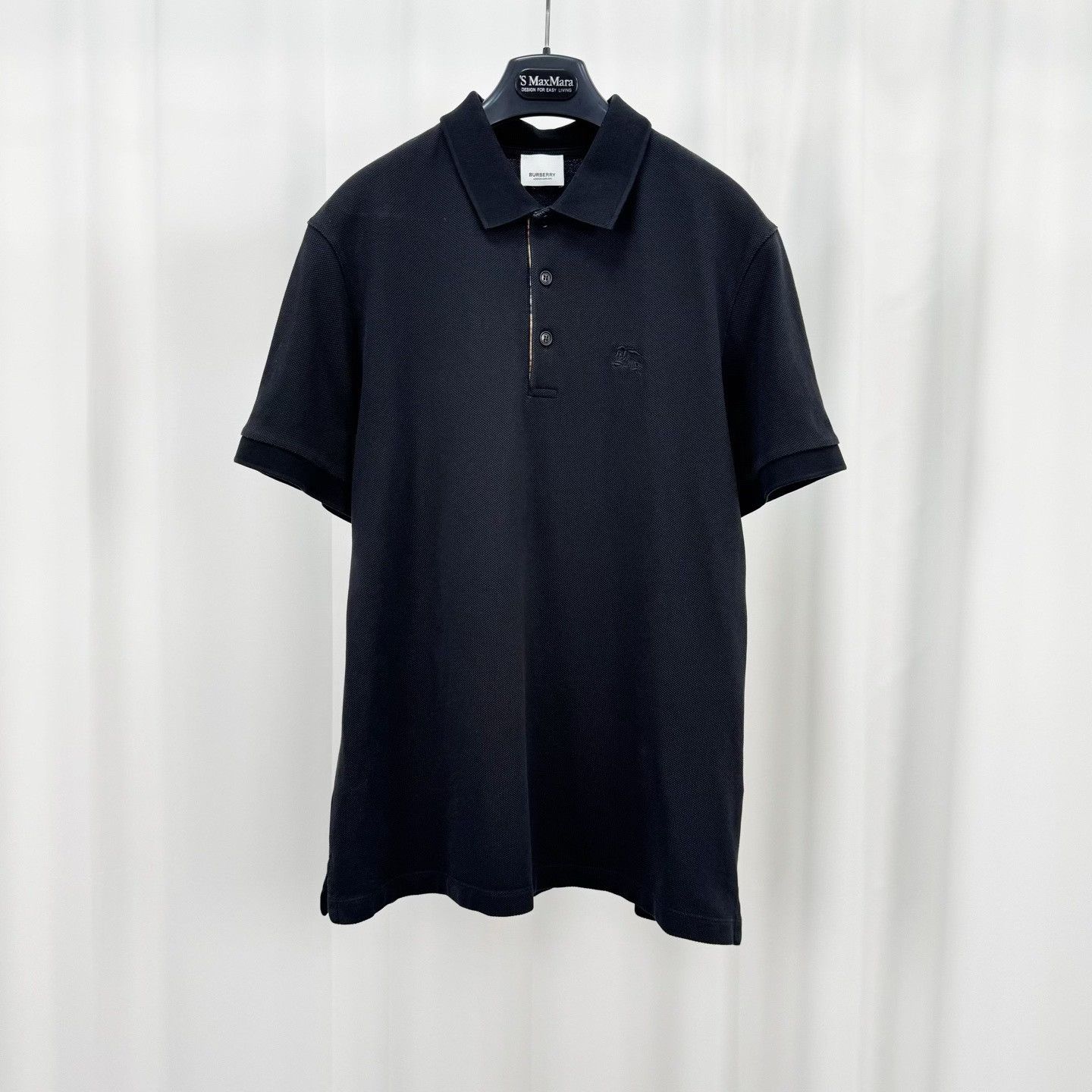 Burberry Burberry Embroidered Logo Check Placket Polo L Size US L / EU 52-54 / 3 - 2 Thumbnail