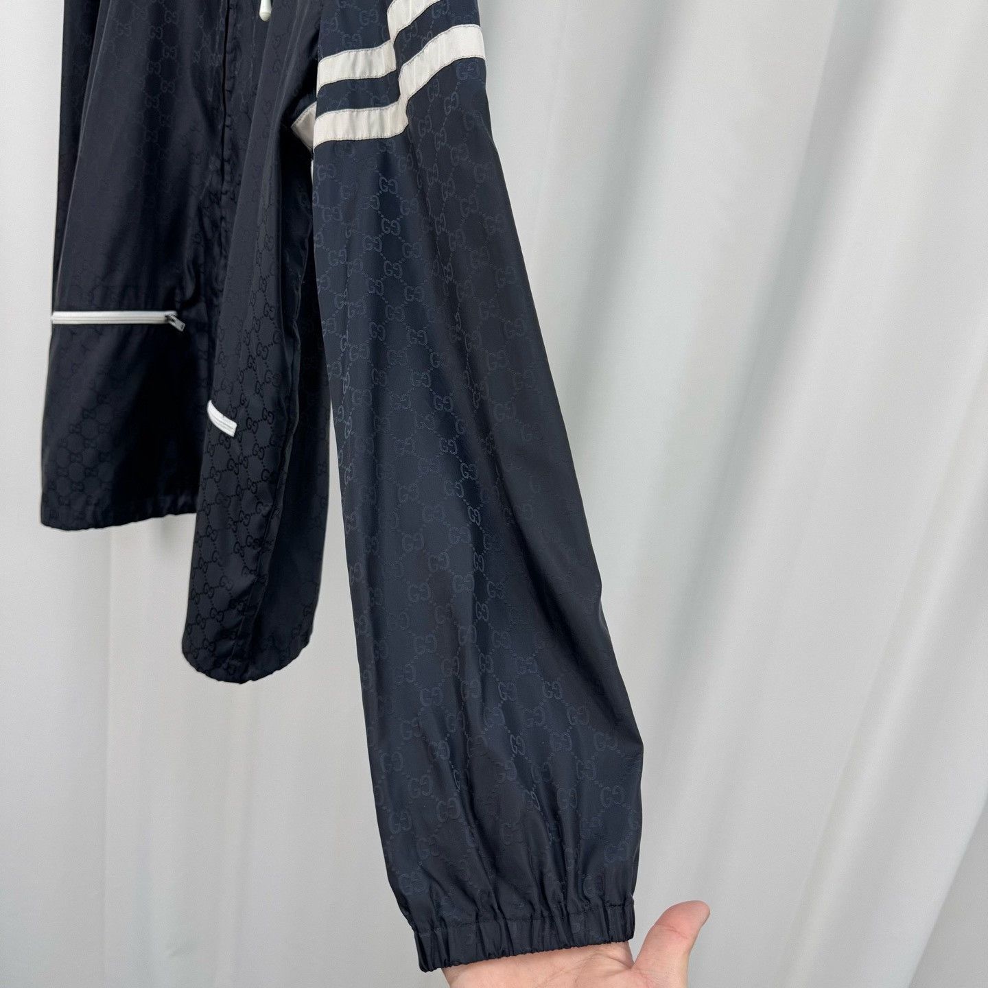 Gucci Gucci GG Monogram Hooded Zip Jacket Size 54 Size US L / EU 52-54 / 3 - 5 Thumbnail