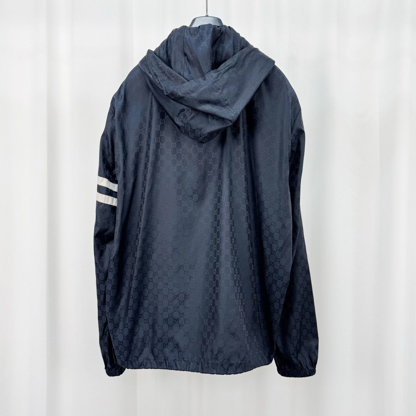 Gucci Gucci GG Monogram Hooded Zip Jacket Size 54 Size US L / EU 52-54 / 3 - 3 Thumbnail