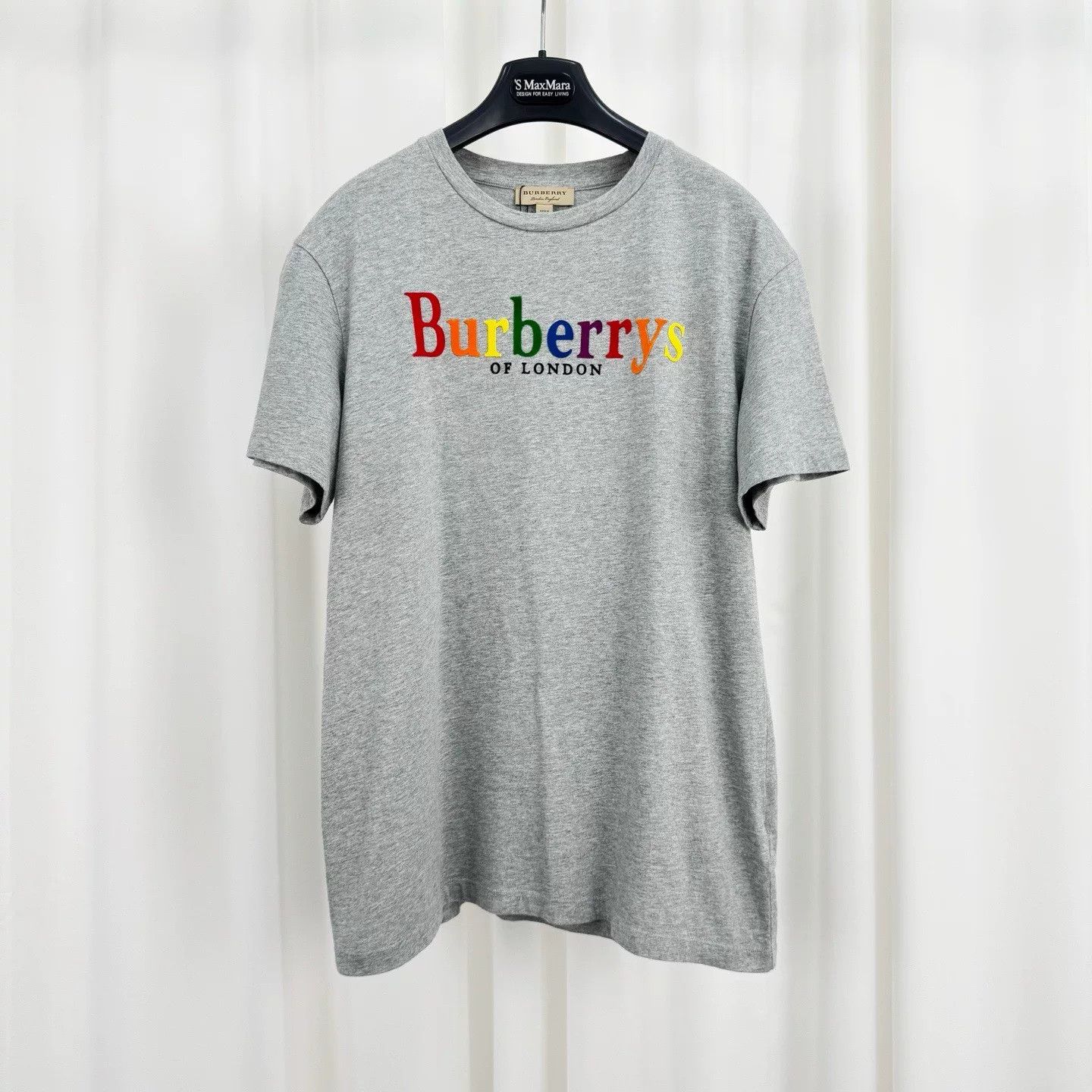 Burberry Burberry Rainbow Flocked Logo T-Shirt Size S Size US S / EU 44-46 / 1 - 2 Thumbnail
