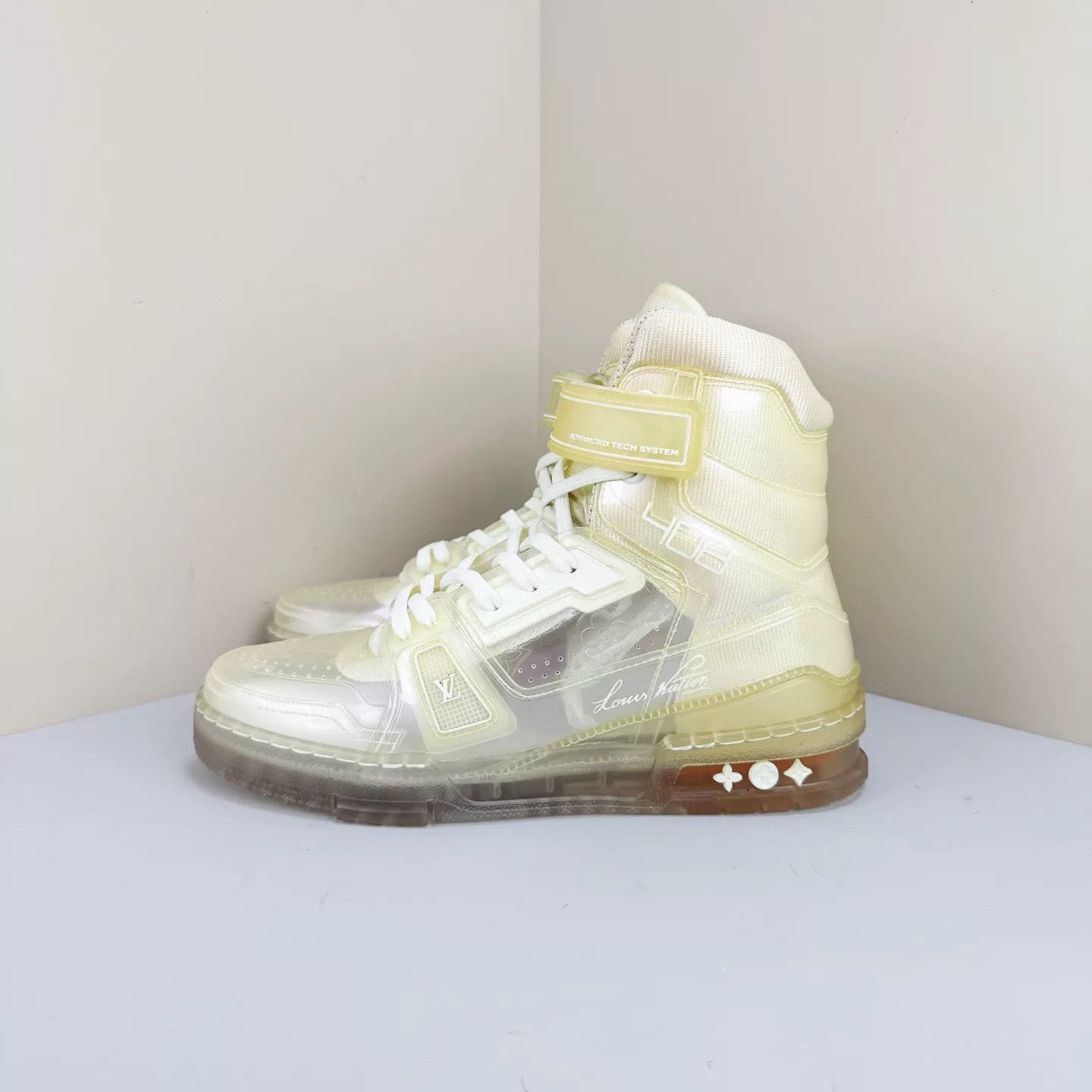 Louis Vuitton Louis Vuitton Transparent High Top Trainer Sneakers 5 Size US 6 / EU 39 - 2 Thumbnail